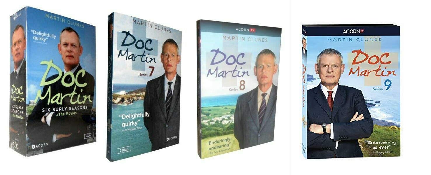 Doc Martin: The Complete Series Seasons 1-9 DVD Box Set | Award-Winning British Medical Comedy | Perfect for Binge-Watching & Collector's Edition
