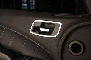 Polished Front Door Handle Trim for Dodge Charger R/T 2011-2014 | American Car Craft | Premium Exterior Accessories for Car Enthusiasts | Perfect for Upgrades & Car Shows