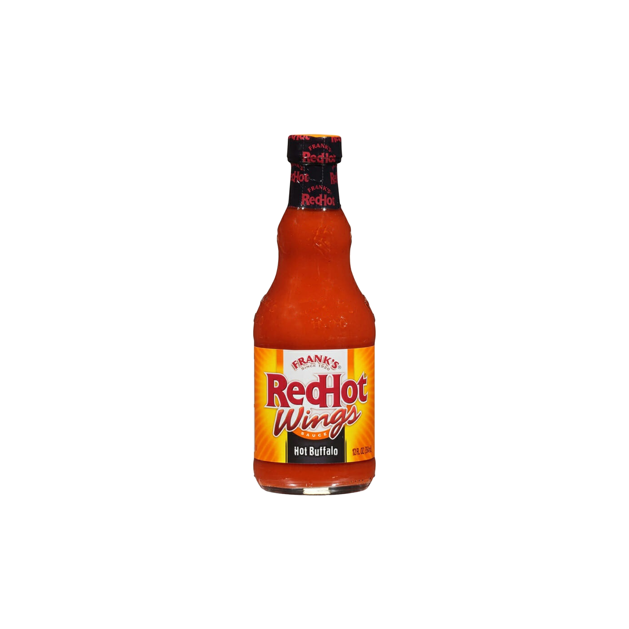 Frank's RedHot Extra Buffalo Wings Sauce 354ml - Spicy Hot Sauce for Chicken Wings, Pizza & More - Perfect for Game Day, BBQs & Parties