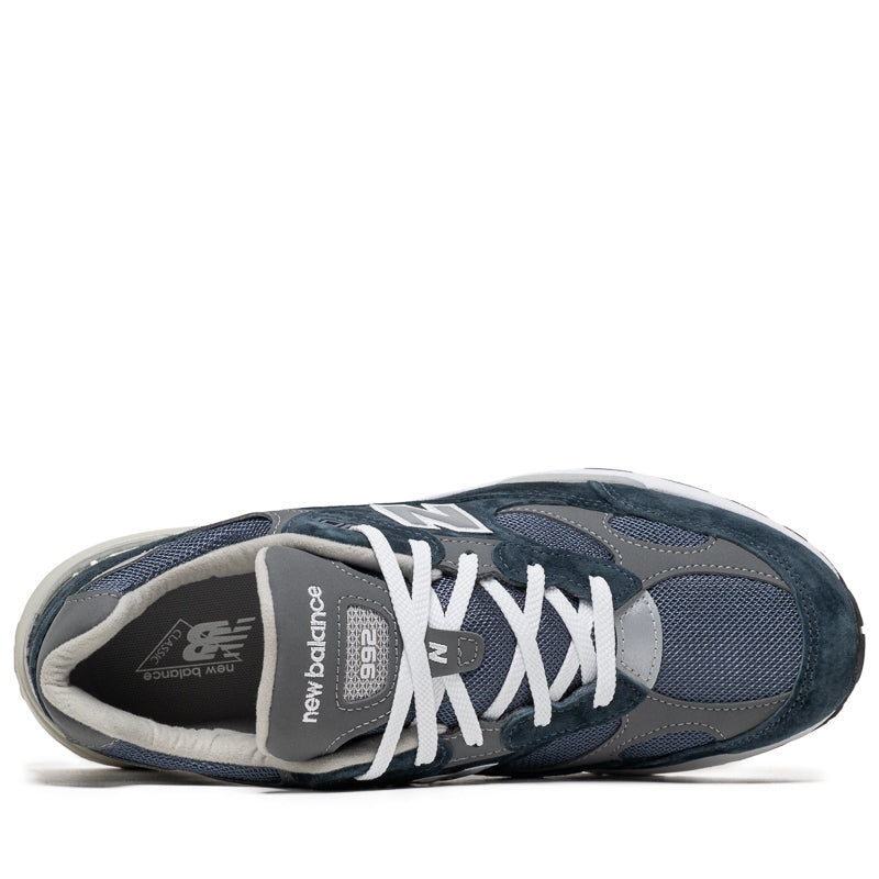 New Balance 992 Made in USA Men's Running Shoes - Navy/Grey - Premium Comfort for Jogging, Walking & Casual Wear