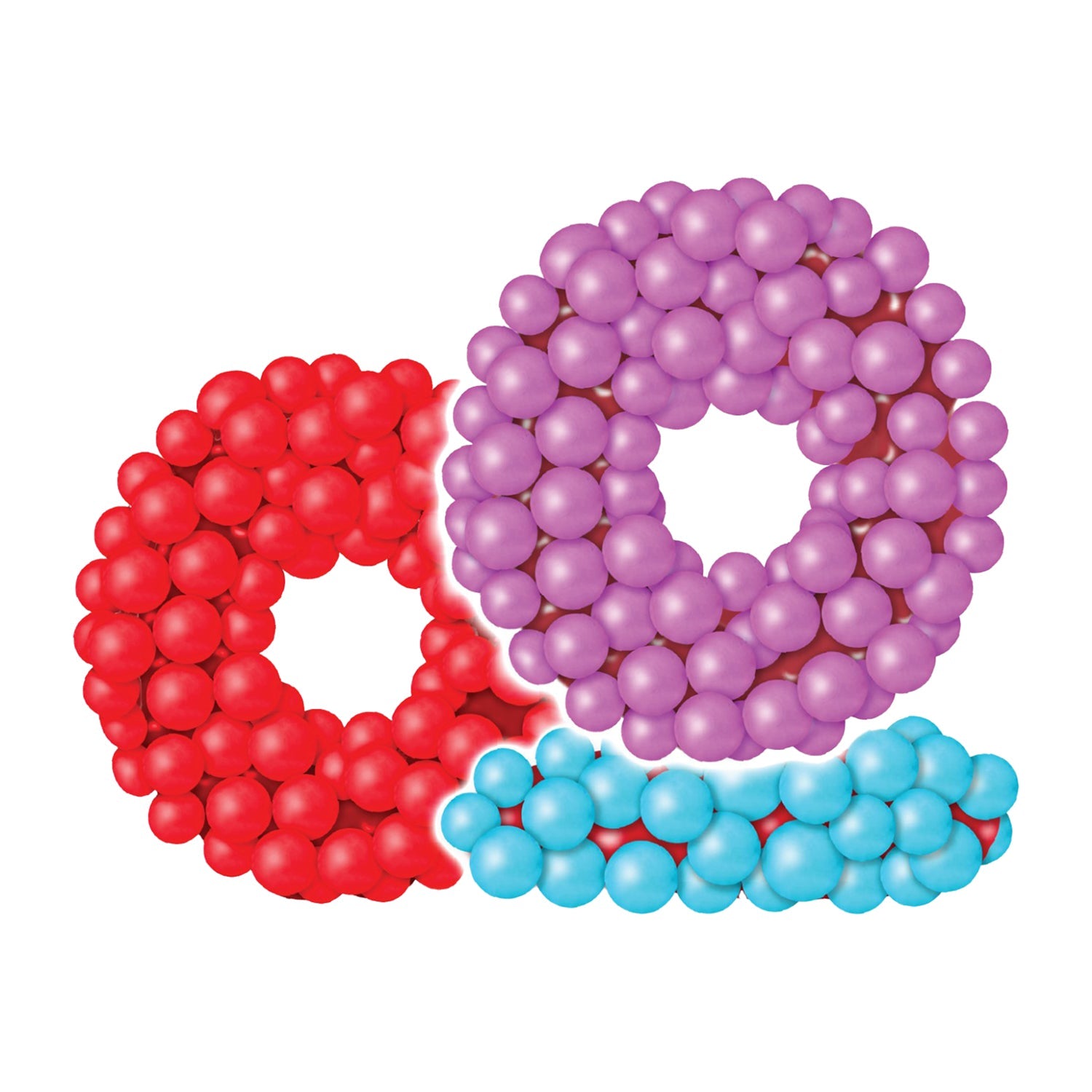Hilco Gummy Ring Cosmic Candy - 5lb Bulk Bag | Sour & Sweet Gummy Rings for Parties, Movie Nights & Snacking
