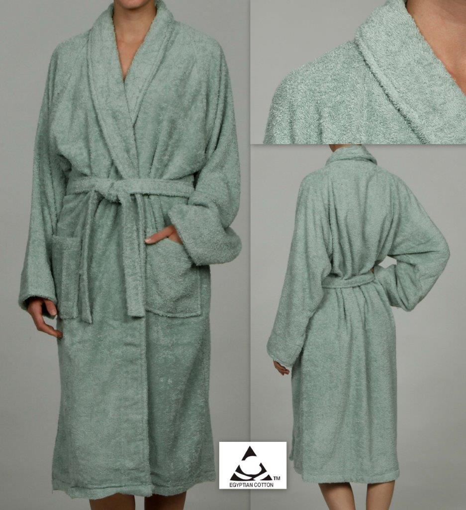 Premium Cotton Ultra Soft Terry Adult Unisex Lightweight Luxury Bathrobe - Spa, Hotel & Home Relaxation Wear for Men and Women
