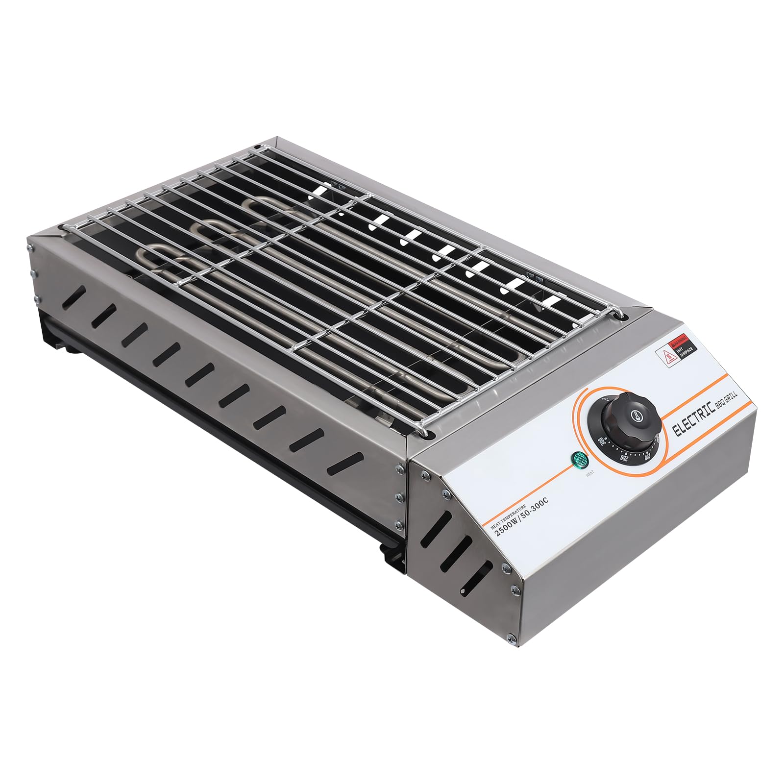 Portable Electric BBQ Grill with Adjustable Temperature Control - Perfect for Outdoor Picnics, Garden Parties, Patio Dining, Camping Trips & RV Travel