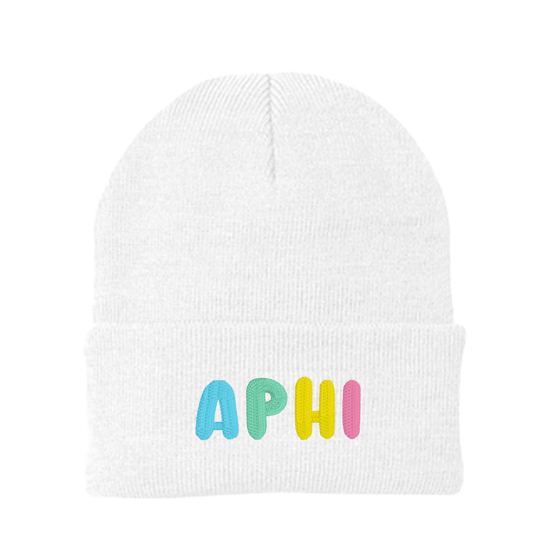 Go Greek Chic Bubble Beanies - Trendy Knit Winter Hats for Women & Men - Perfect for Skiing, Snowboarding & Cold Weather Fashion