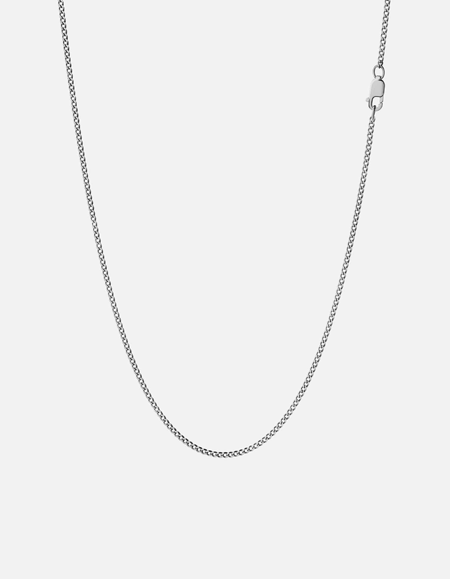 1.3mm Cuban Chain Necklace for Men & Women - 925 Sterling Silver Jewelry - Perfect for Everyday Wear, Gifts & Special Occasions