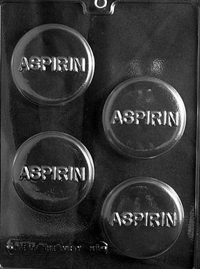 Cybrtrayd Aspirin-Shaped Chocolate Candy Mold Kit with Step-by-Step Instructions - Perfect for DIY Chocolate Making, Baking Decorations, and Unique Party Treats