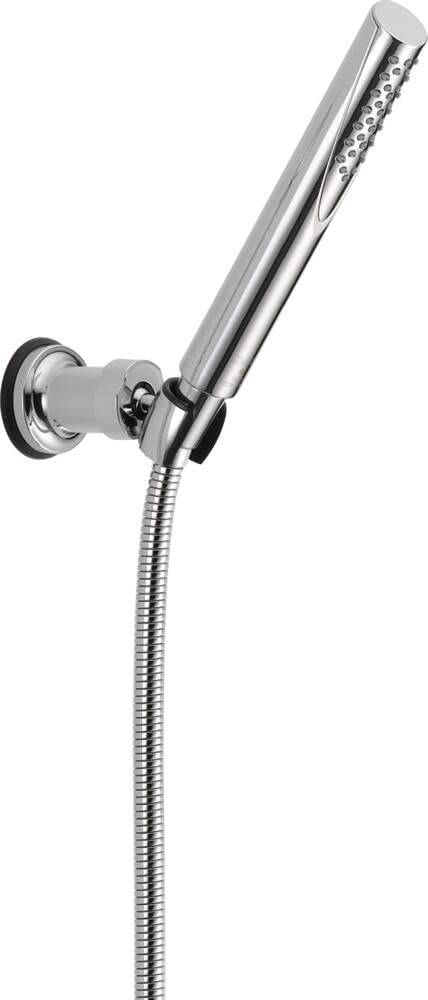 Delta Faucet Trinsic Single Spray Wall-Mount Hand Shower with Hose - Chrome Handheld Shower Head (Model 55085) for Bathroom, Spa & Relaxation