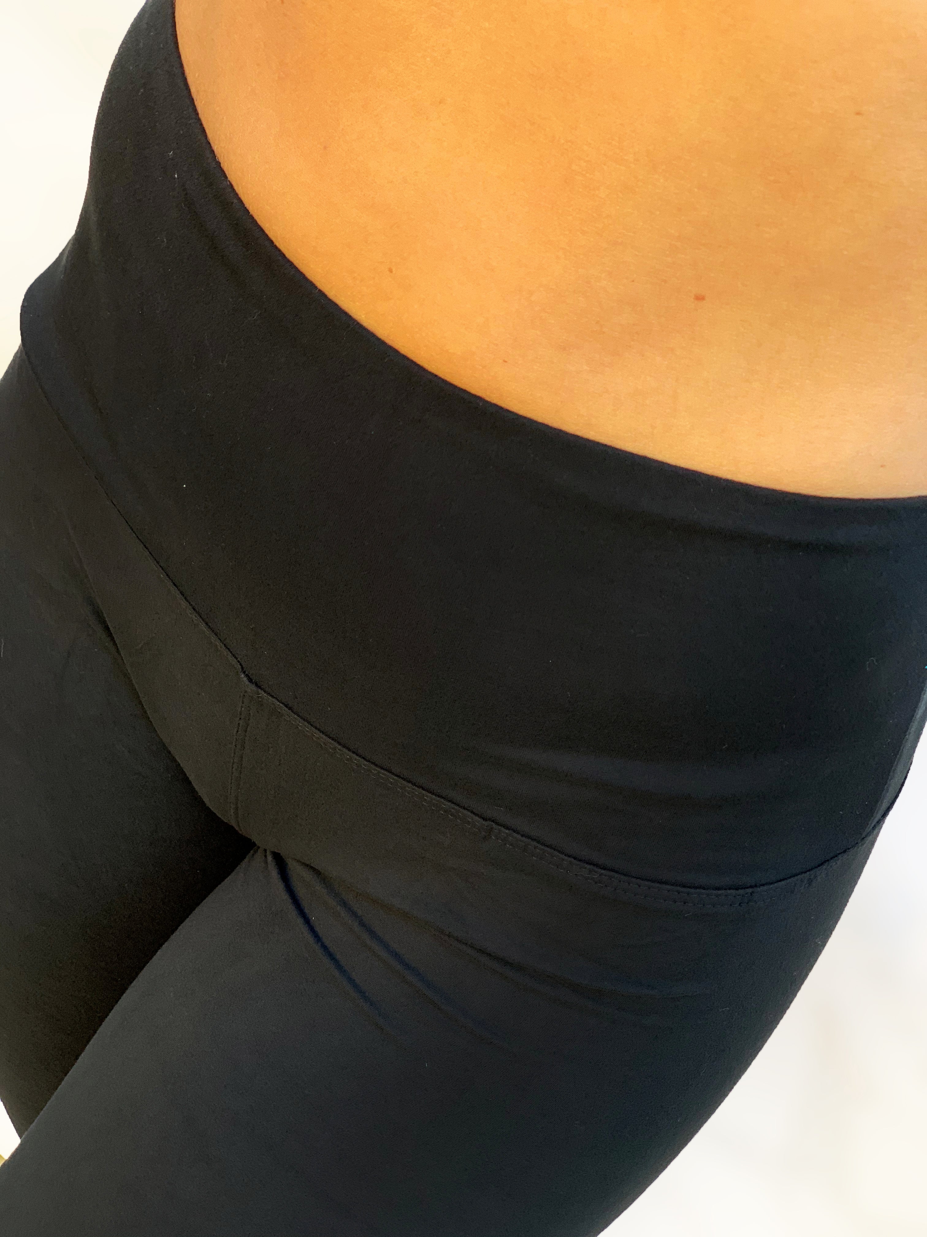 Extra Wide 5-Inch Black Yoga Band - Premium Stretch Resistance Exercise Band for Pilates, Fitness & Physical Therapy - Perfect for Home Workouts, Gym Training & Rehabilitation