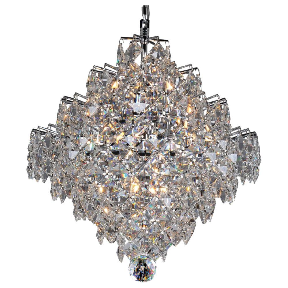 4-Light Cluster Chandelier - Modern Ceiling Light Fixture for Dining Room, Bedroom, or Living Room Decor