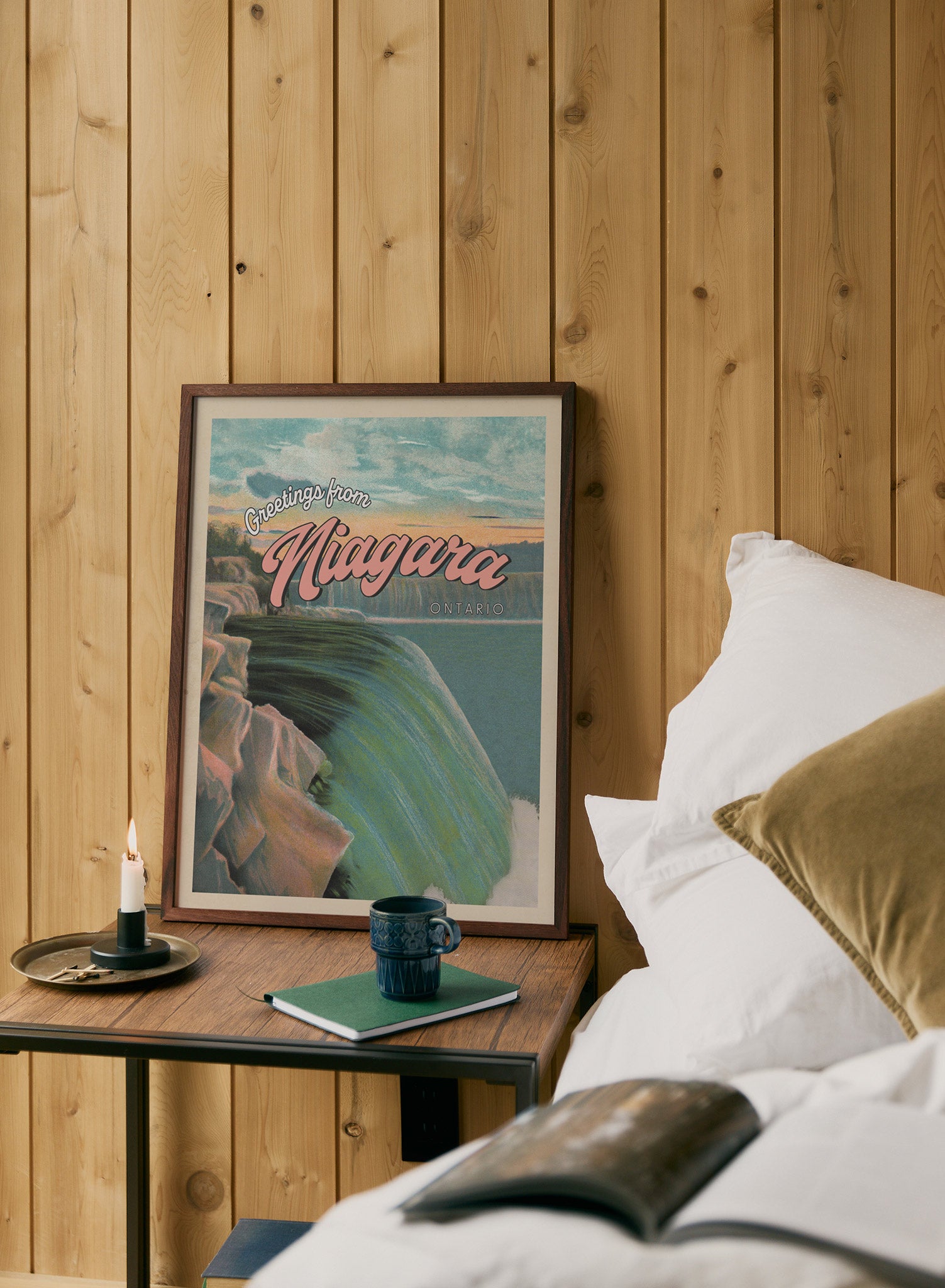 Niagara Falls Greeting Poster - Stunning Scenic Wall Art for Home, Office & Gift Decor