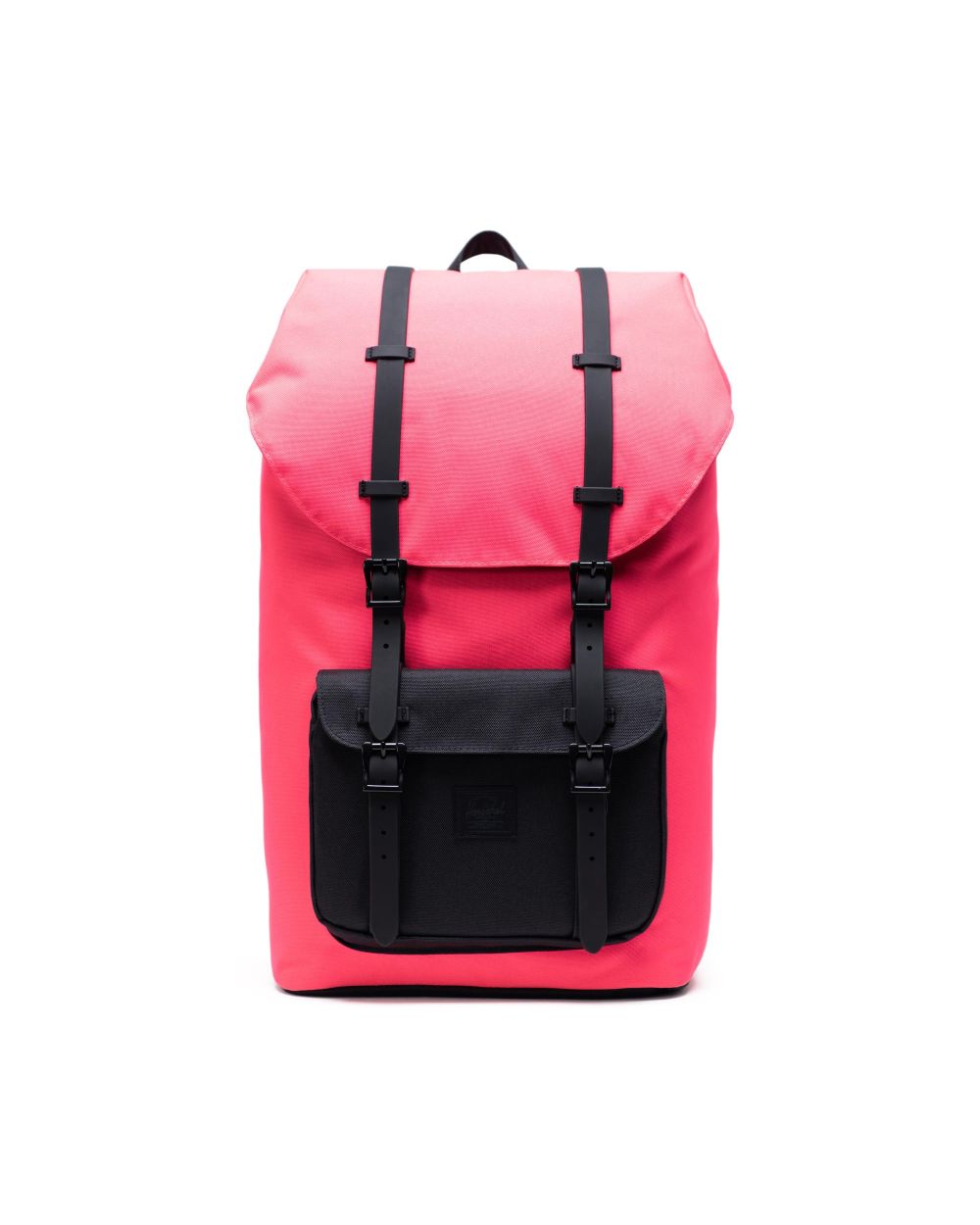Herschel Supply Co. Little America Backpack - Neon Pink & Black | Stylish Laptop Backpack for School, College & Travel | Water-Resistant Daypack for Men & Women
