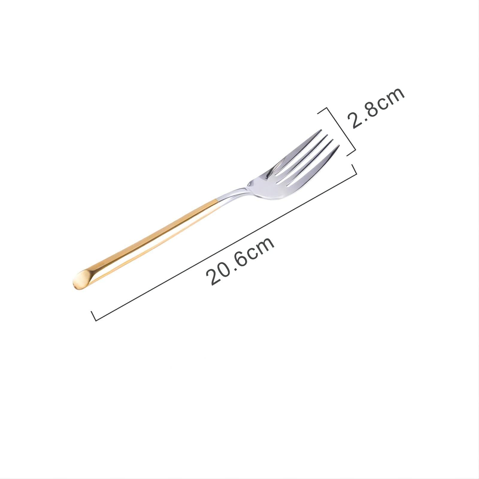 Premium 16-Piece Stainless Steel Silverware Set for 4 - Mirror Polished Gold Plated Flatware with Steak Knives, Forks & Spoons | Dishwasher Safe Cutlery Set for Dining, Parties & Gifting