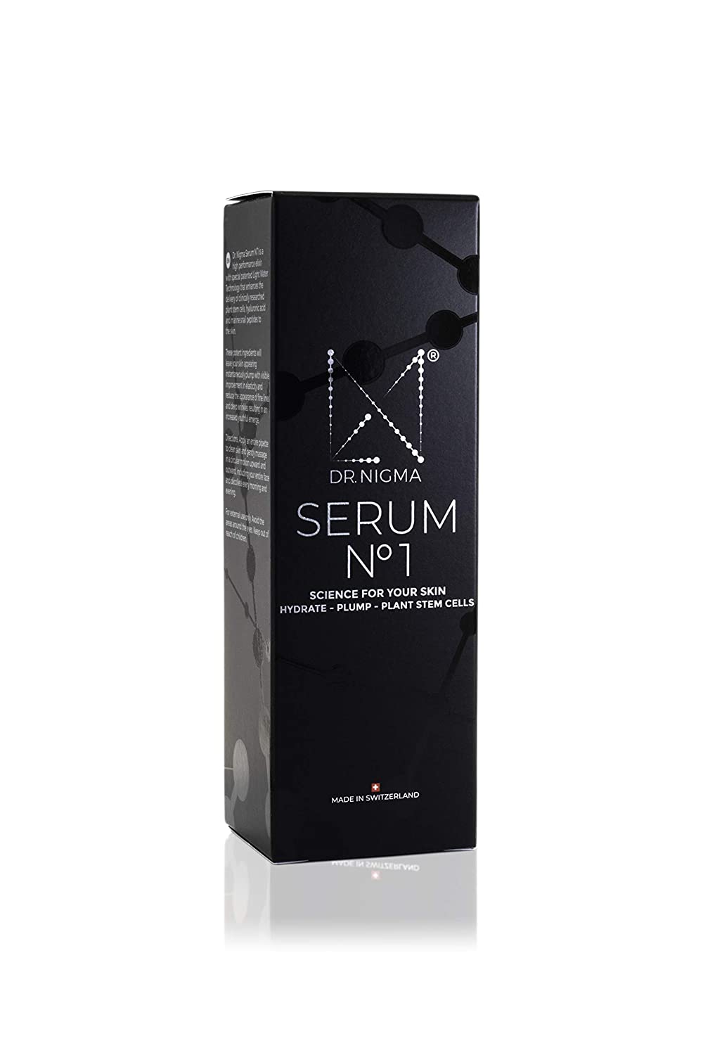 Dr. Nigma Serum No 1 - Anti-Aging Face Serum with Plant Stem Cells for Hydration & Plumping Skin (1.0 Fl Oz) | Perfect for Night Routine & Dry Skin Care