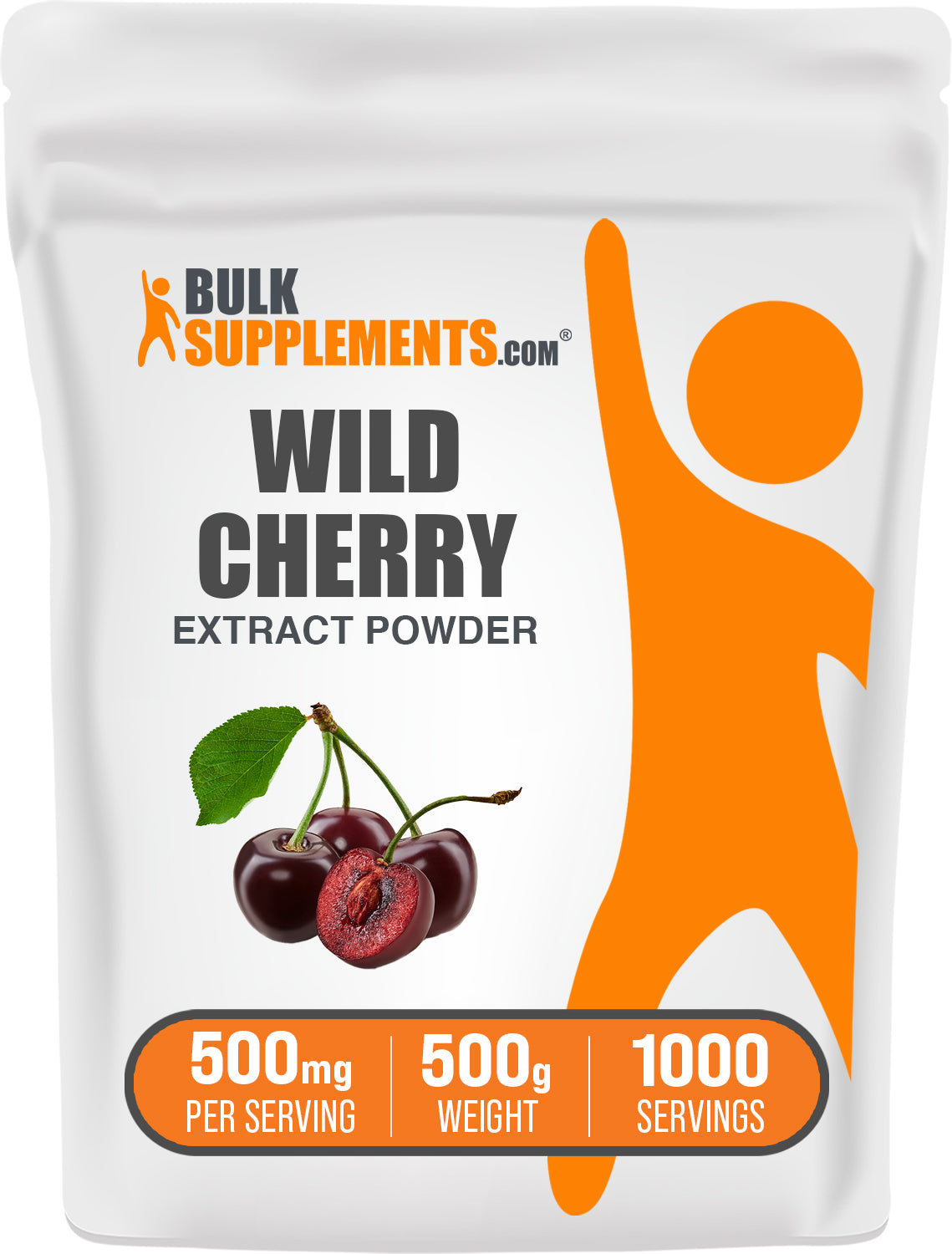 Premium Wild Cherry Extract Powder - 100% Pure, Organic & Natural Supplement for Immune Support & Antioxidant Benefits - Perfect for Smoothies, Baking & Wellness Drinks