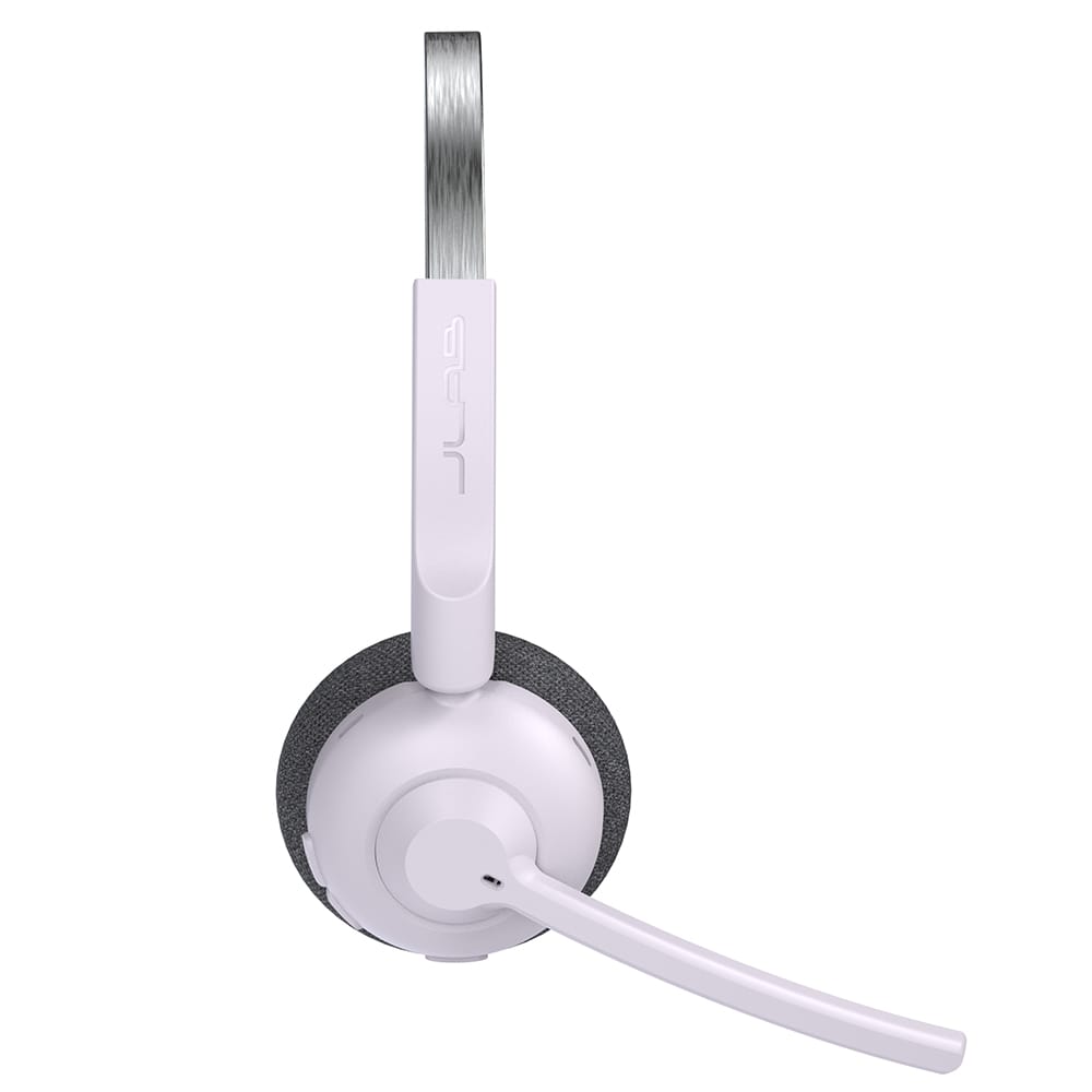 GO Work POP Wireless On-Ear Headset - Lilac Purple Bluetooth Headphones for Office, Commuting & Travel