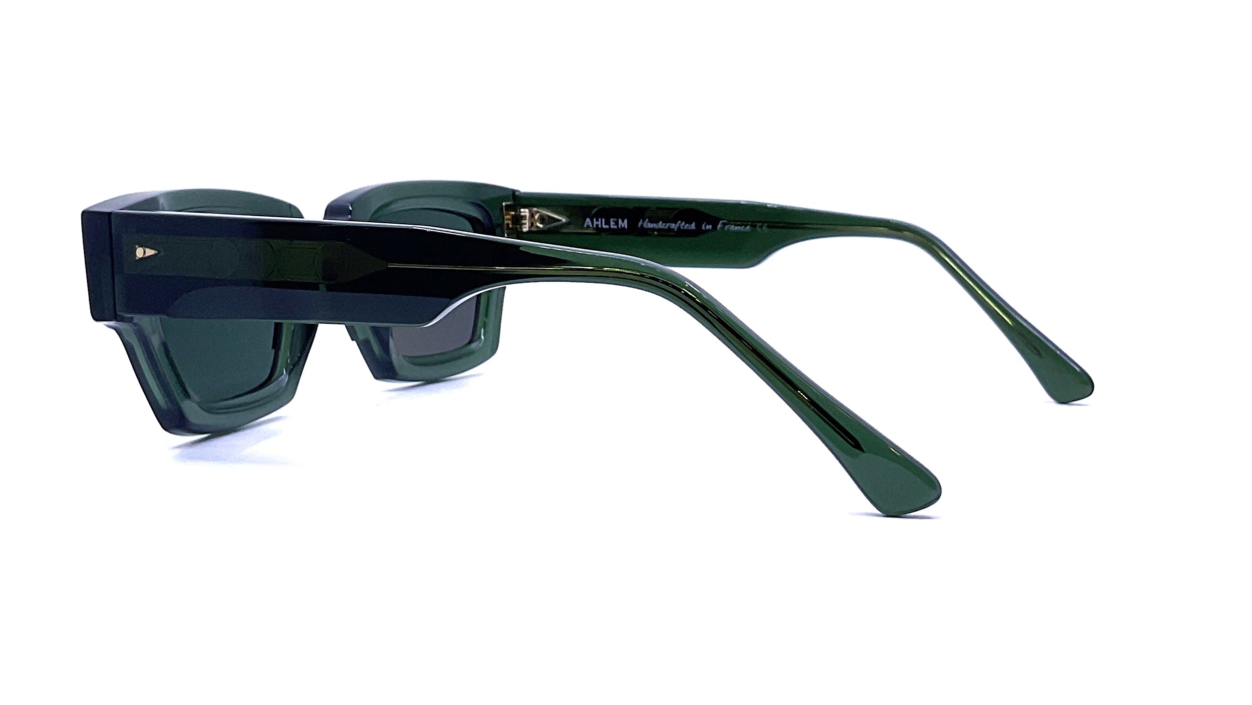 Ahlem Villette Sunglasses - Dark Green Polarized Lenses for UV Protection - Stylish & Durable for Outdoor Activities, Driving, and Travel