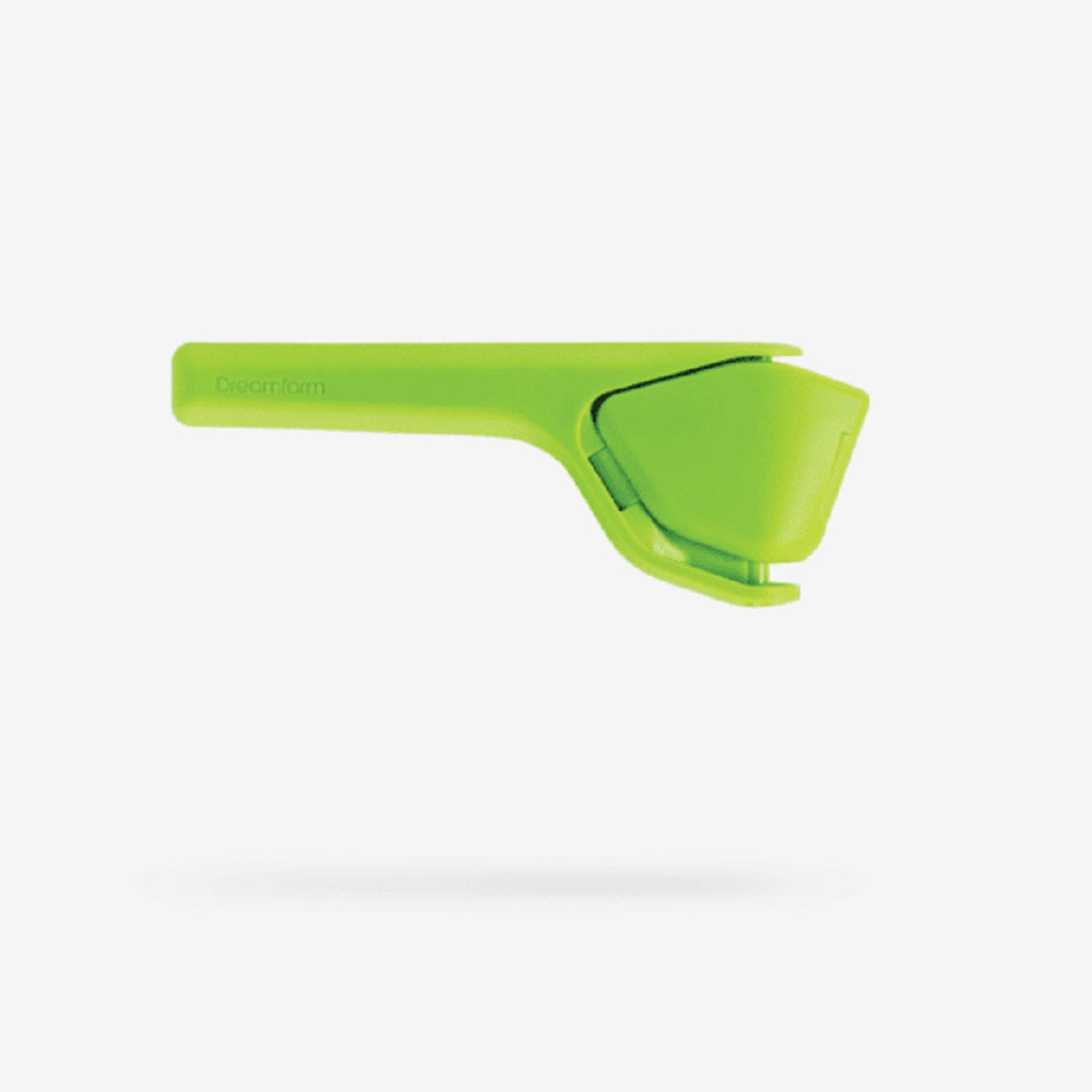 Dreamfarm Fluicer Lime Green Citrus Juicer - Premium Manual Hand Press for Fresh Lemon, Orange & Lime Juice - Perfect for Cocktails, Cooking & Healthy Drinks at Home