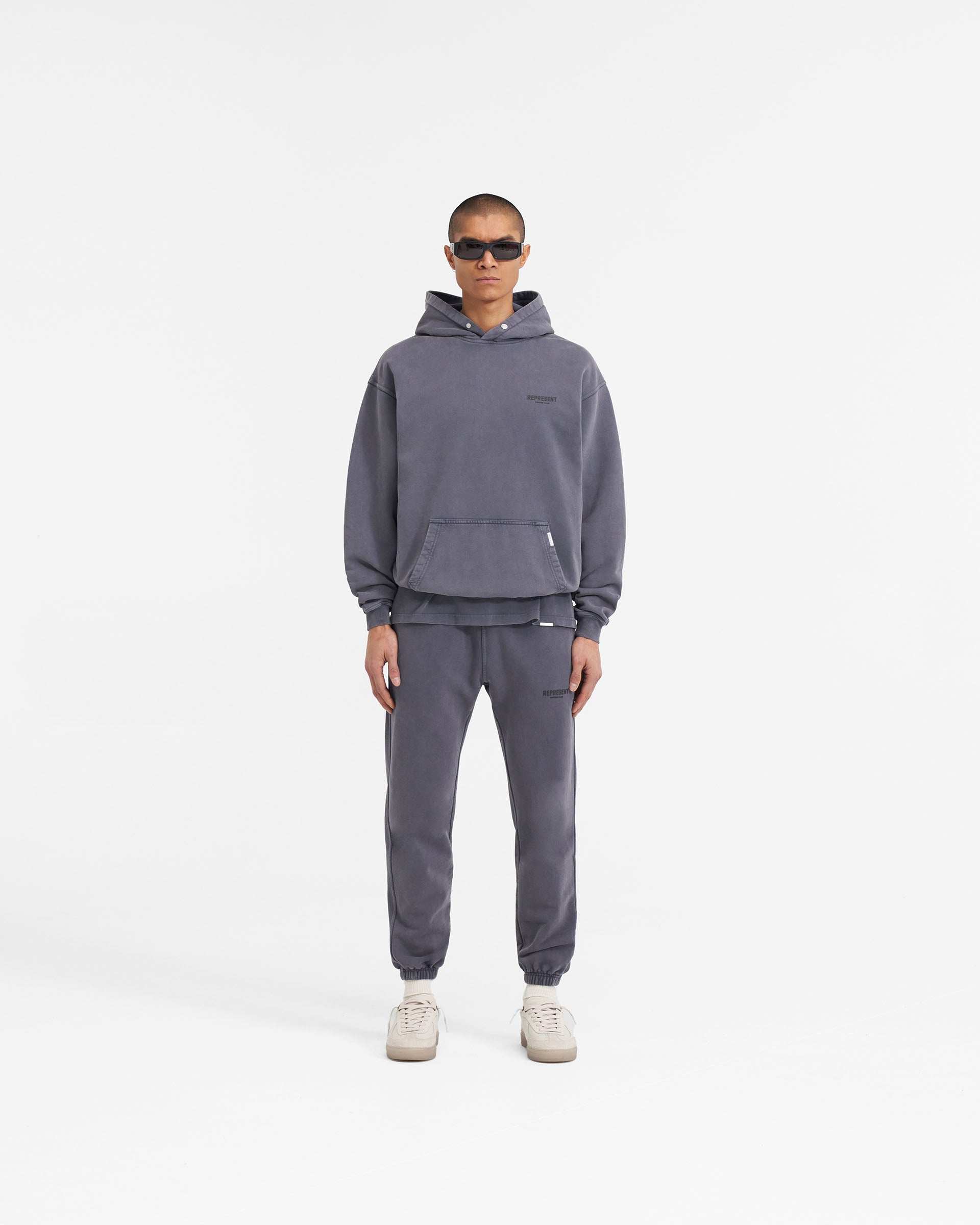 Represent Owners Club Hoodie - Premium Cotton Streetwear Pullover for Men & Women | Storm Color | Casual Wear, Gym, Lounge & Street Style Fashion