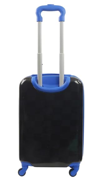 FUL Unisex Hot Wheels 20.5 Inch Carry On Rolling Luggage - Lightweight Hardshell Spinner Suitcase with 360° Wheels (Blue) | Perfect for Air Travel, Business Trips & Weekend Getaways