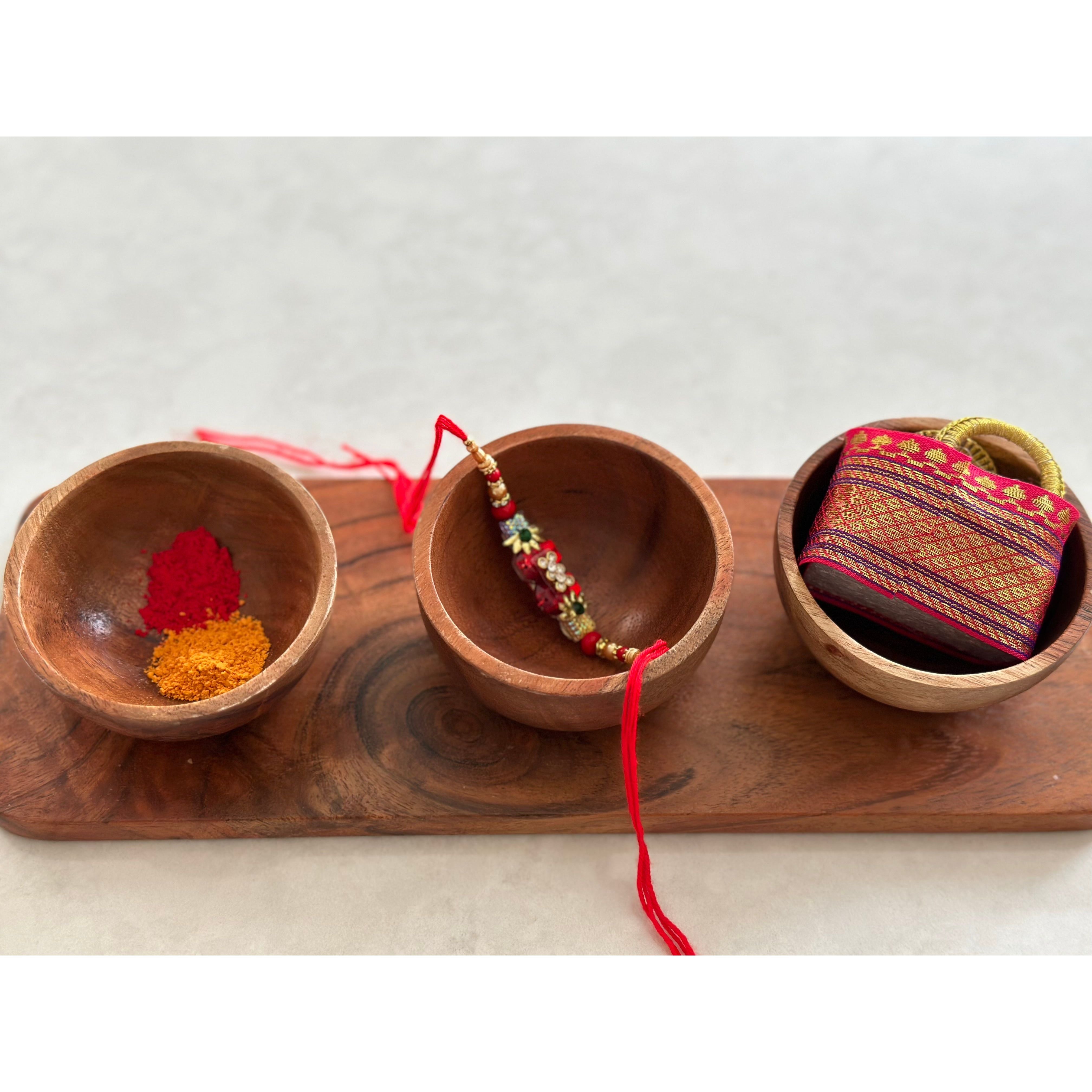 Exquisite Rakhi with Intricate Stone Details - Perfect for Raksha Bandhan, Sibling Gifting & Indian Festivals