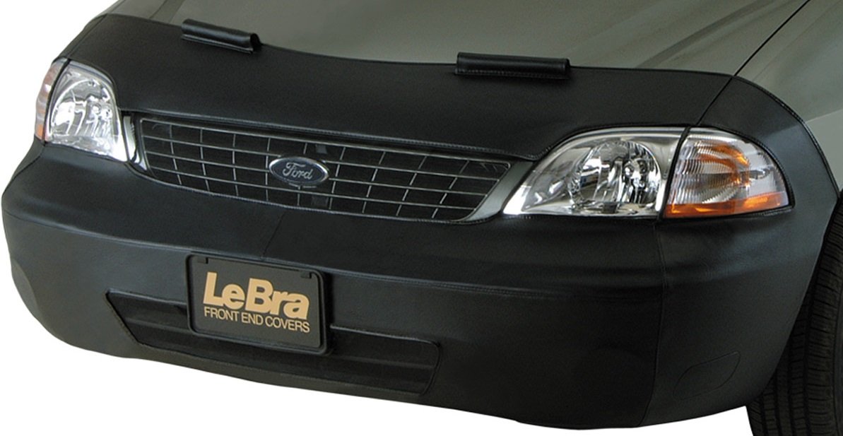 Lebra 2 Piece Front End Cover Black - Car Mask Bra for Mitsubishi Outlander 2010-2013 (Non-Sport Models) | Durable Protection Against Road Debris & Weather | Perfect for Daily Commute, Road Trips & Car Shows