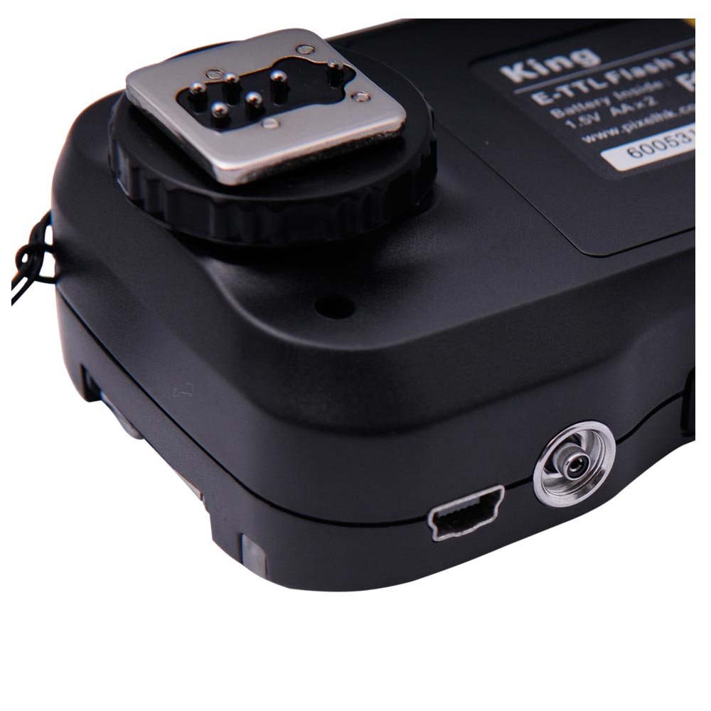 PIXEL King Wireless Radio E-TTL II Flash Trigger for Canon DSLR Cameras & Speedlites - Perfect for Studio Photography, Wedding Shoots & Outdoor Flash Photography