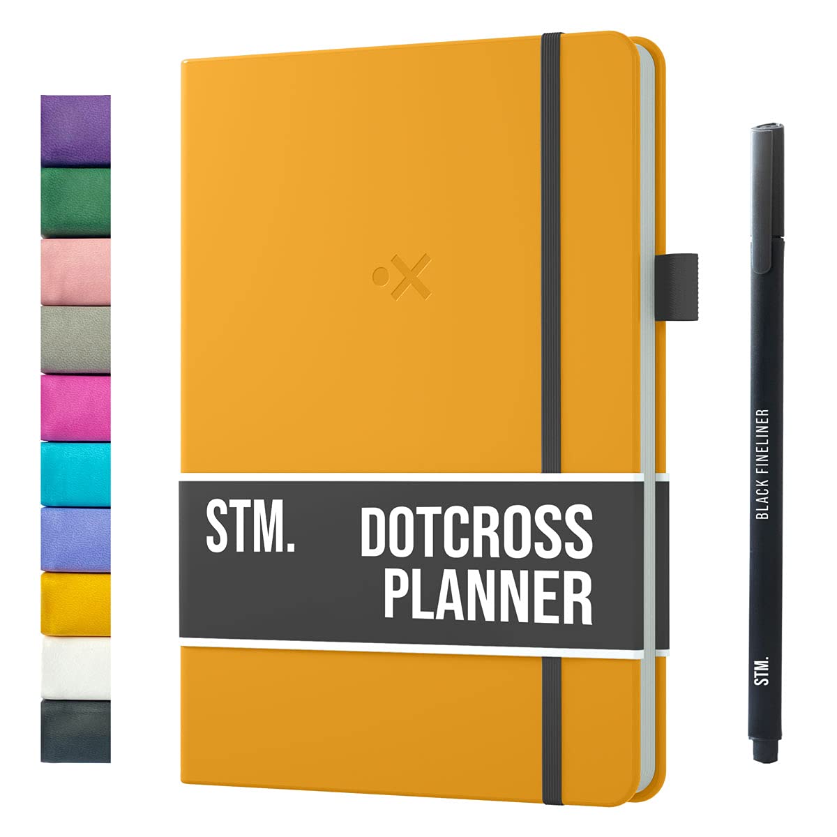 2025 Daily Planner (Undated) - A5 Dot Grid Notebook with Weekly & Yearly Calendar | All-in-One Organizer for Personal, Professional, Academic & Work Goals | Perfect for Office, School, Home & Travel Planning