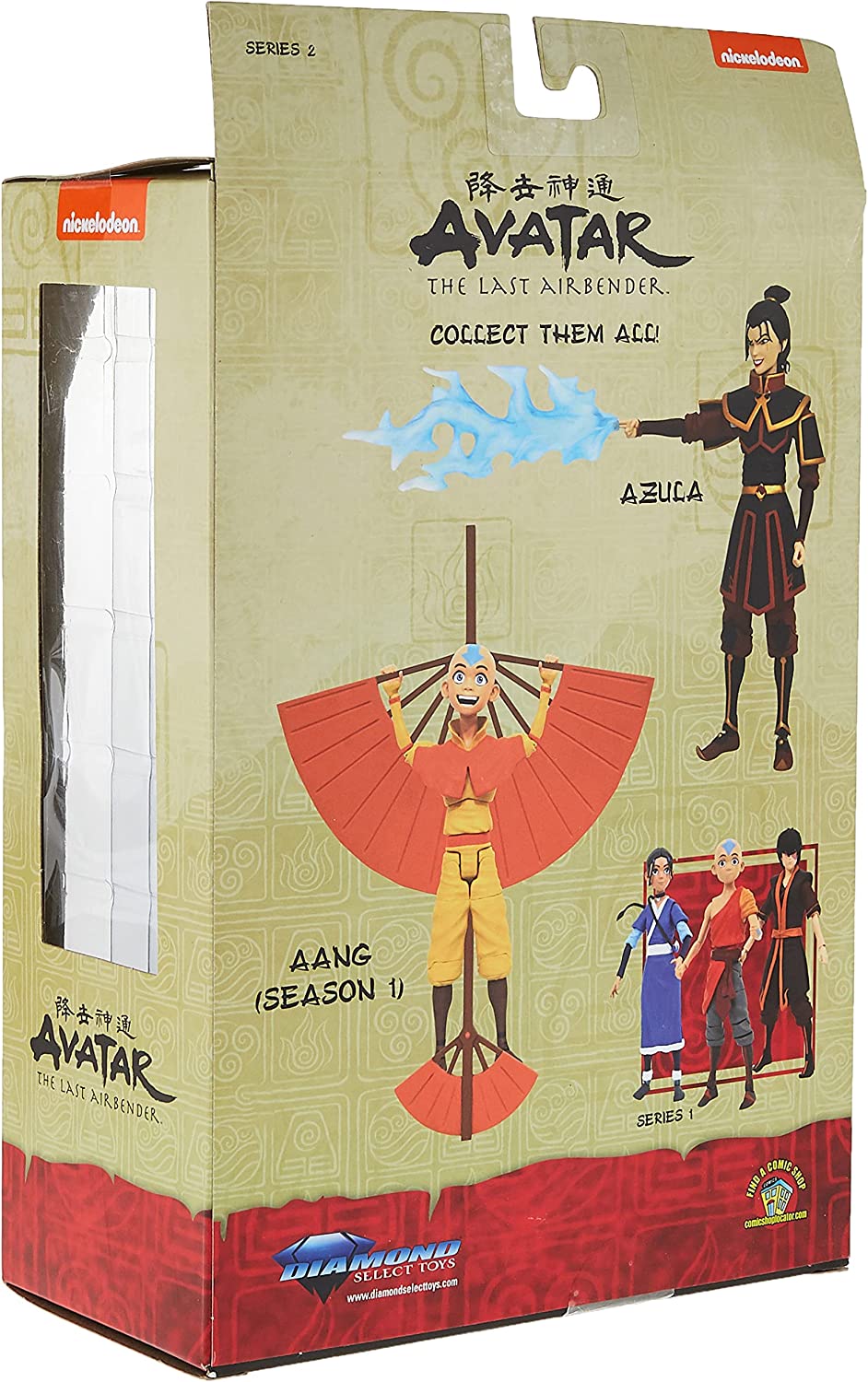 Firebender Azula Avatar The Last Airbender Action Figure - Diamond Select 7-Inch Collectible Toy for Fans & Display | Perfect for Cosplay, Gifts & Anime Collections