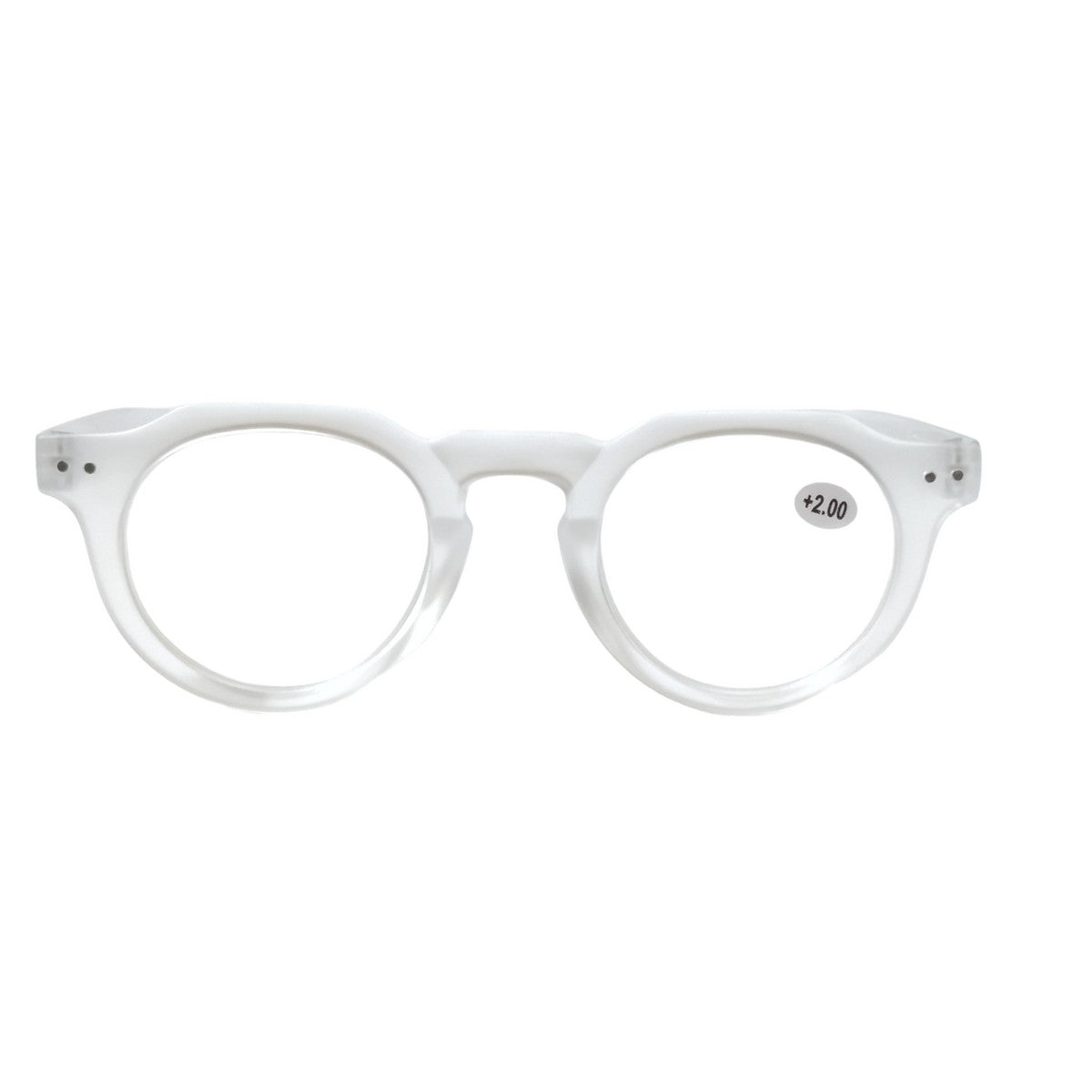 Round Hexa Full Frame Reading Glasses - Blue Light Blocking Computer Glasses for Men & Women - Perfect for Office Work, Reading, and Screen Time