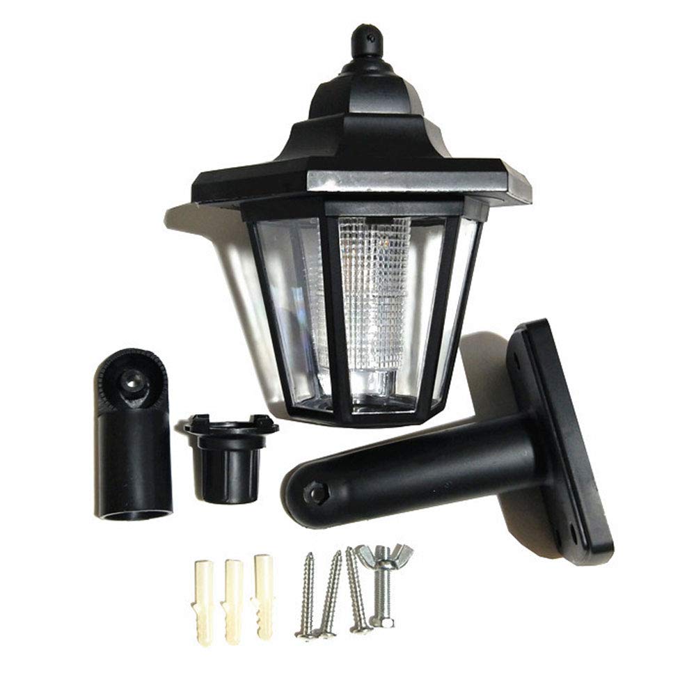 2 Pack Solar Wall Lanterns - Hexagon Wall Sconce with 180° Rotation, Waterproof Outdoor Solar Lights for Deck, Patio, Stairs, Yard & Pathway | Automatic Decorative Porch Lighting for Evening Ambience & Safety