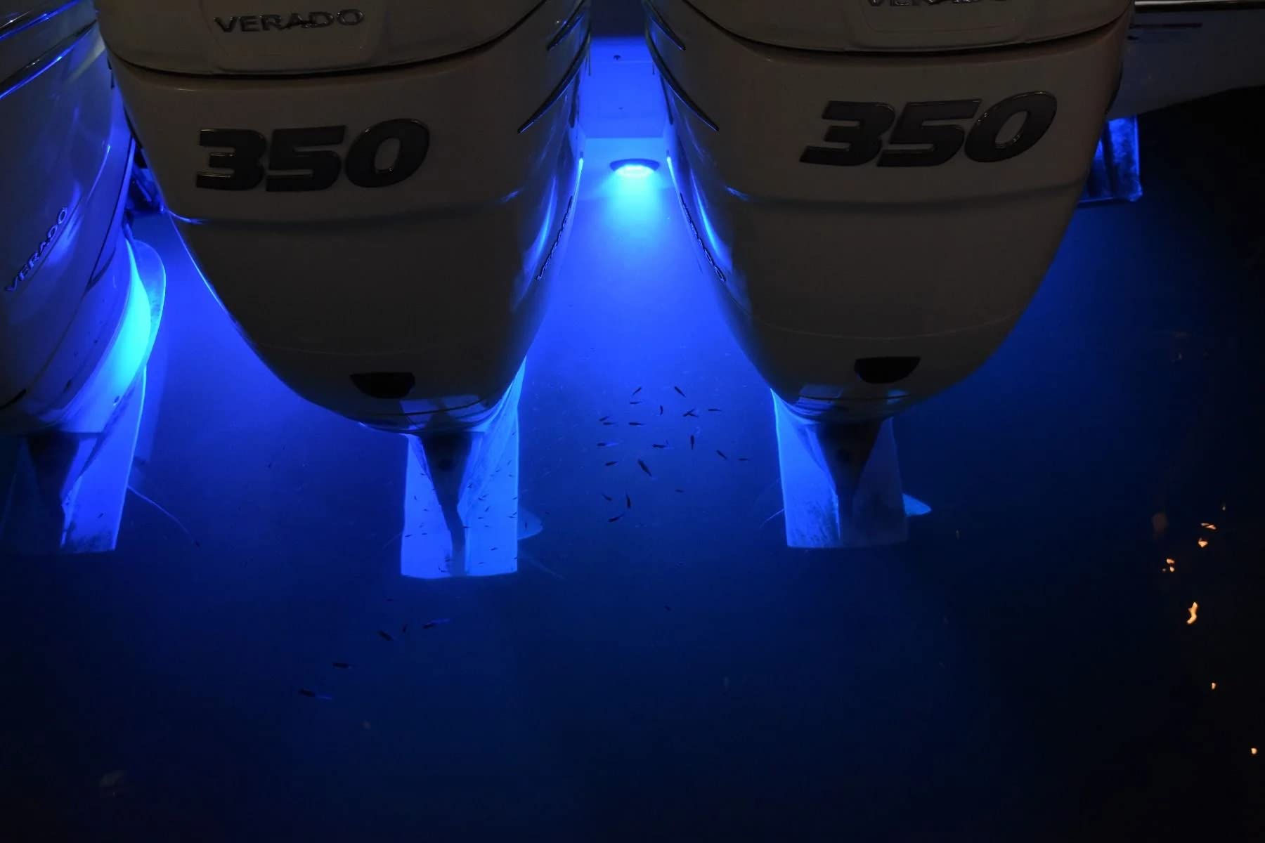 Lumitec SeaBlaze Mini Underwater LED Boat Lights - Marine Grade Waterproof Lights for Fishing Boats, Dinghies & Skiffs (Pair) - Perfect for Night Fishing, Dock Lighting & Underwater Illumination
