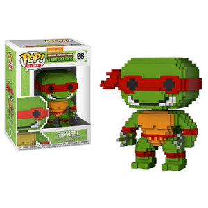 Funko Pop! 8 Bit: Teenage Mutant Ninja Turtles Raphael #06 Collectible Vinyl Figure - Perfect for TMNT Fans, Gaming Room Decor & Pop Culture Collectors