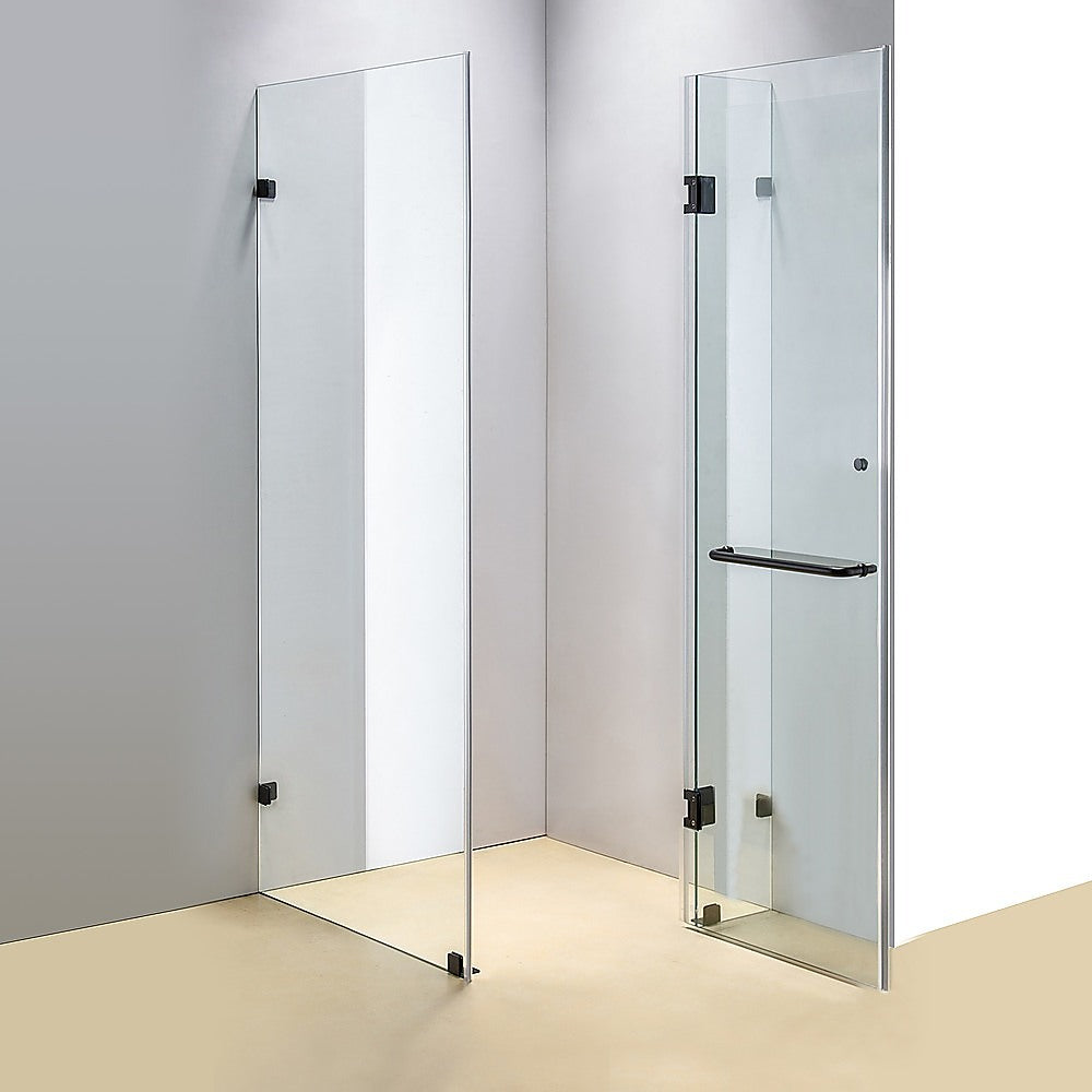 Frameless 10mm Glass Shower Screen 1200 x 1000mm - Premium Bathroom Enclosure by Della Francesca | Perfect for Modern Walk-In Showers and Spa Bathrooms