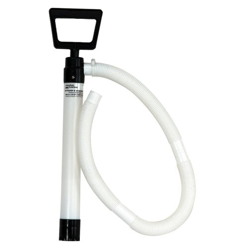 Johnson Pump 20195 - 18 Inch Heavy Duty Hand Water Pump with Hose - Ideal for Marine, RV, Camping & Emergency Water Transfer