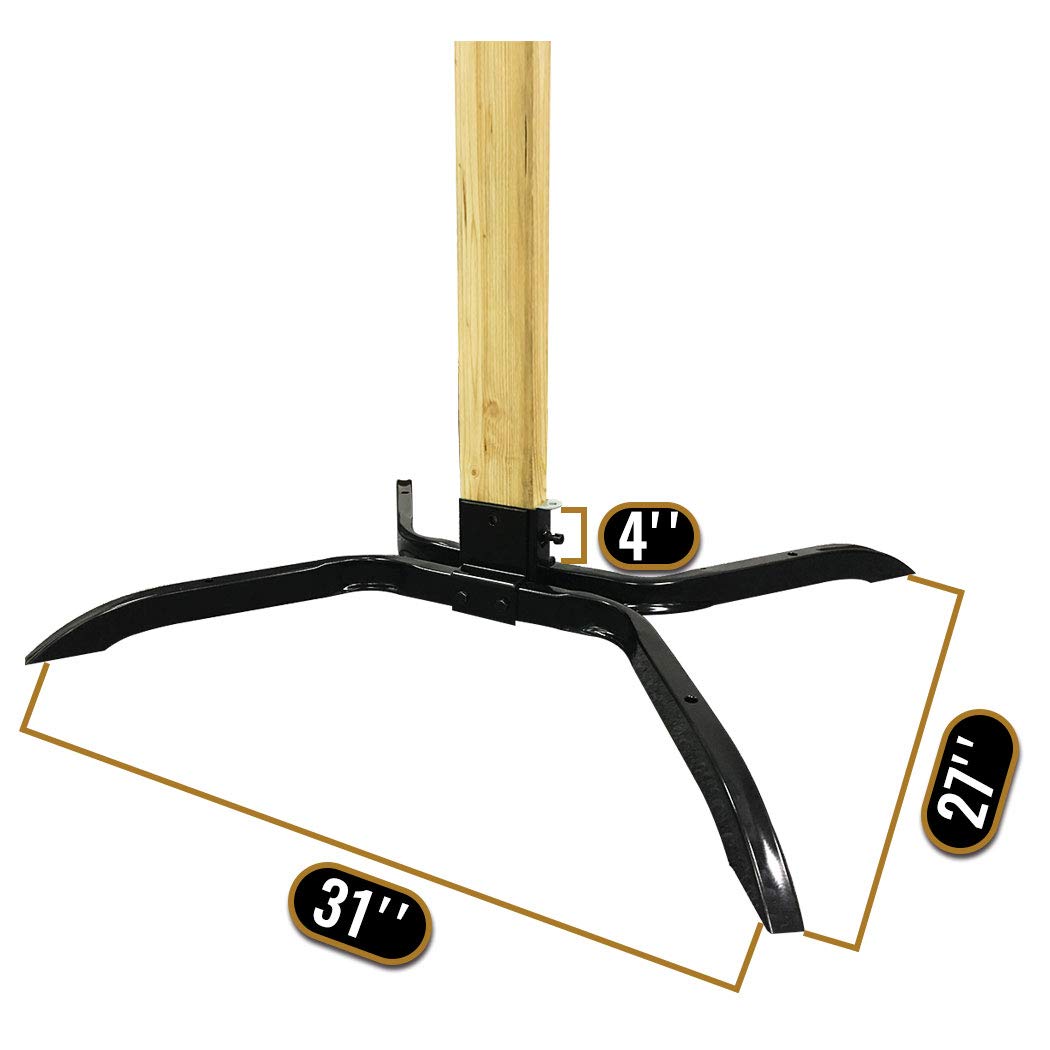 Highwild AR500 Steel Target Stand System - Durable 2x4 Mount Kit for Shooting Practice | Outdoor Range Training & Tactical Drills