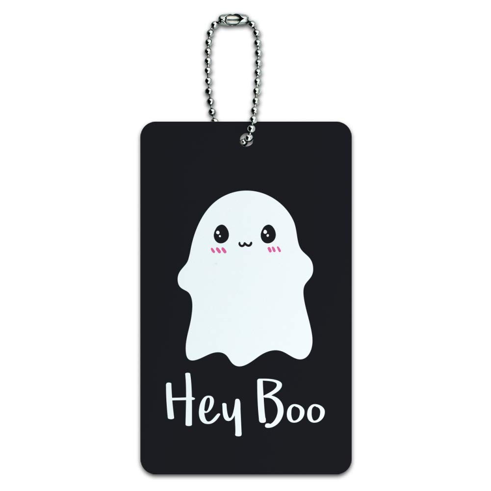 Cute Kawaii Ghost Luggage Tag - Waterproof Suitcase ID Tag for Carry-On Bags - Perfect for Travel, Halloween & Anime Cosplay Accessories
