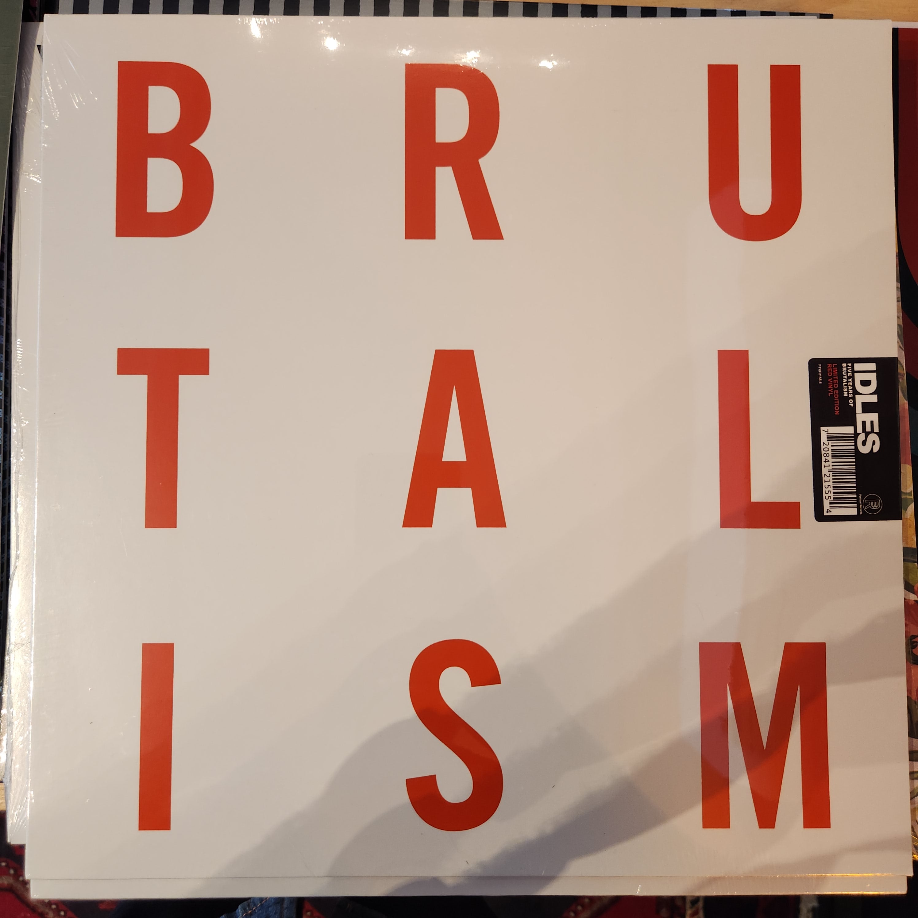 Idles Brutalism (5 Year Anniversary Reissue) Vinyl LP – Limited Edition Punk Rock Record for Collectors & Music Lovers – Perfect for Home Listening & Gifts