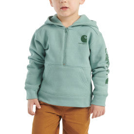 Patina Infant & Toddler Long Sleeve 1/2 Zip Sweatshirt - Soft Cotton Pullover for Babies & Kids - Perfect for Playdates, Daycare & Outdoor Adventures