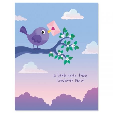 Personalized Note Cards Set of 12 - 4.25