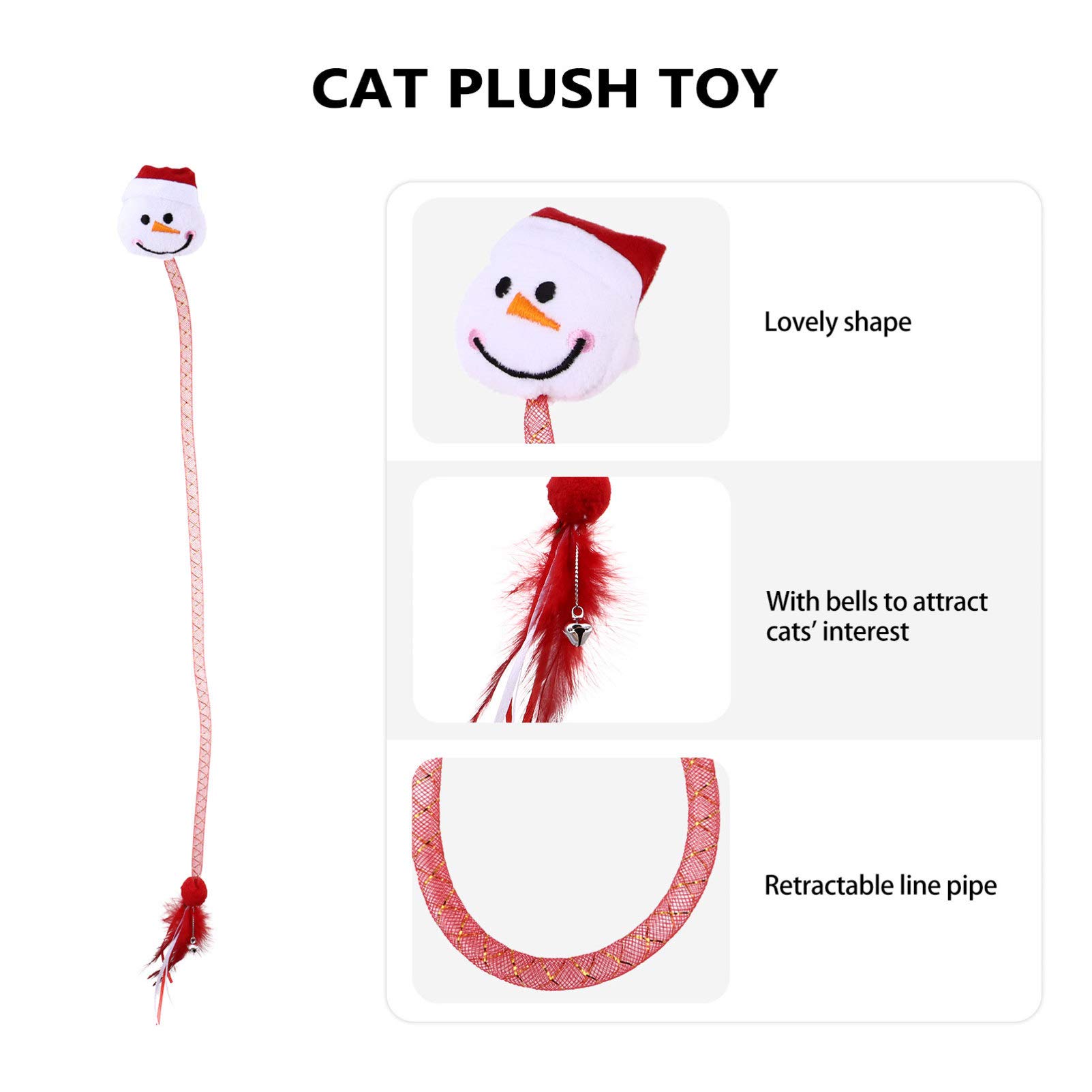 Balacoo 3-Piece Cat Toy Wand Set - Interactive Kitten Toys with Teaser Wand & Ant Nest Workout Stick for Indoor Cats - Perfect for Exercise, Playtime & Bonding with Your Feline Friend