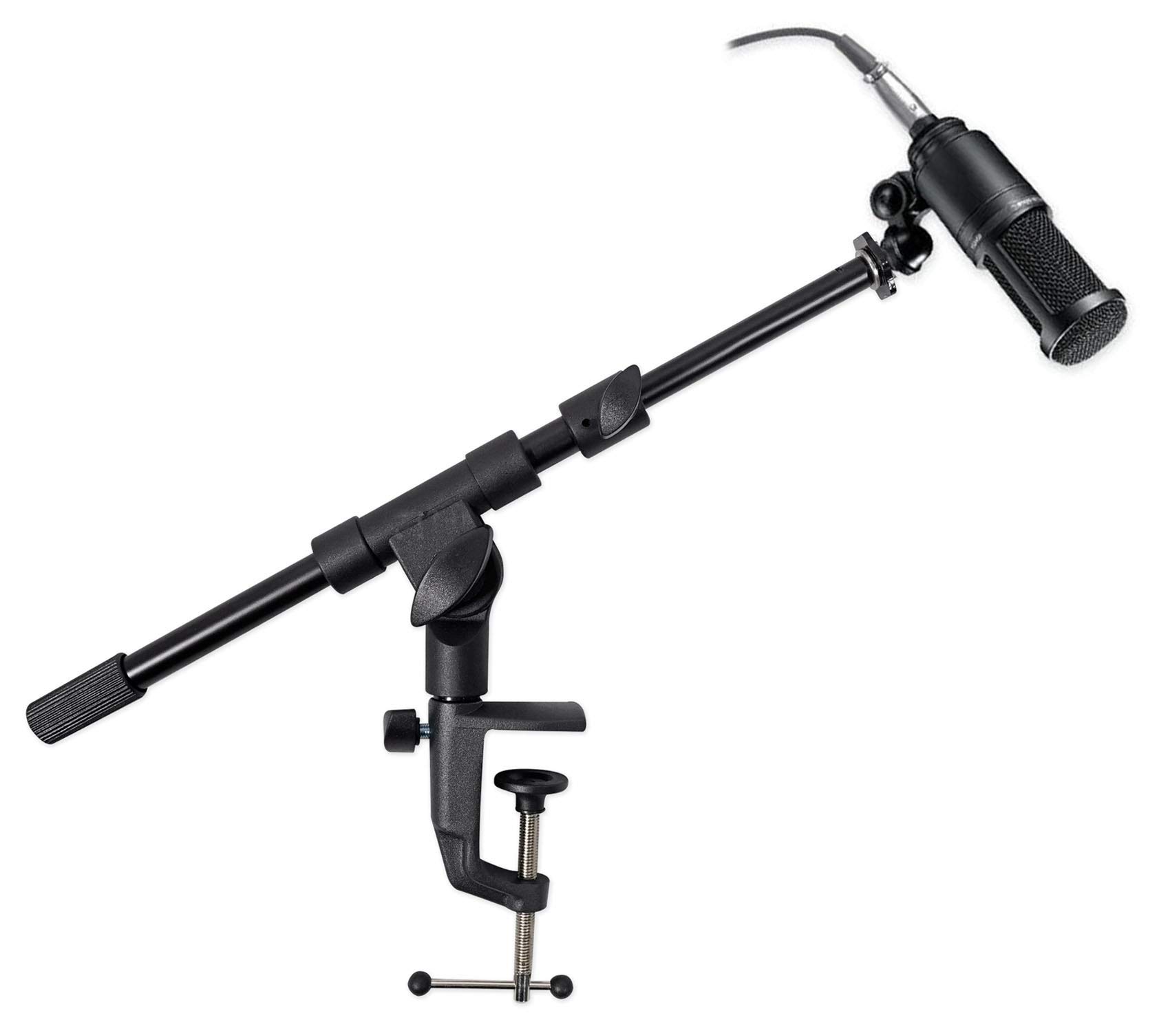 Audio Technica AT2041SP AT2020 & AT2021 Studio Condenser Microphone Bundle with Samson MBA18 Boom Arm - Professional USB Podcast Mic Kit for Home Studio, Voice Recording & Live Streaming