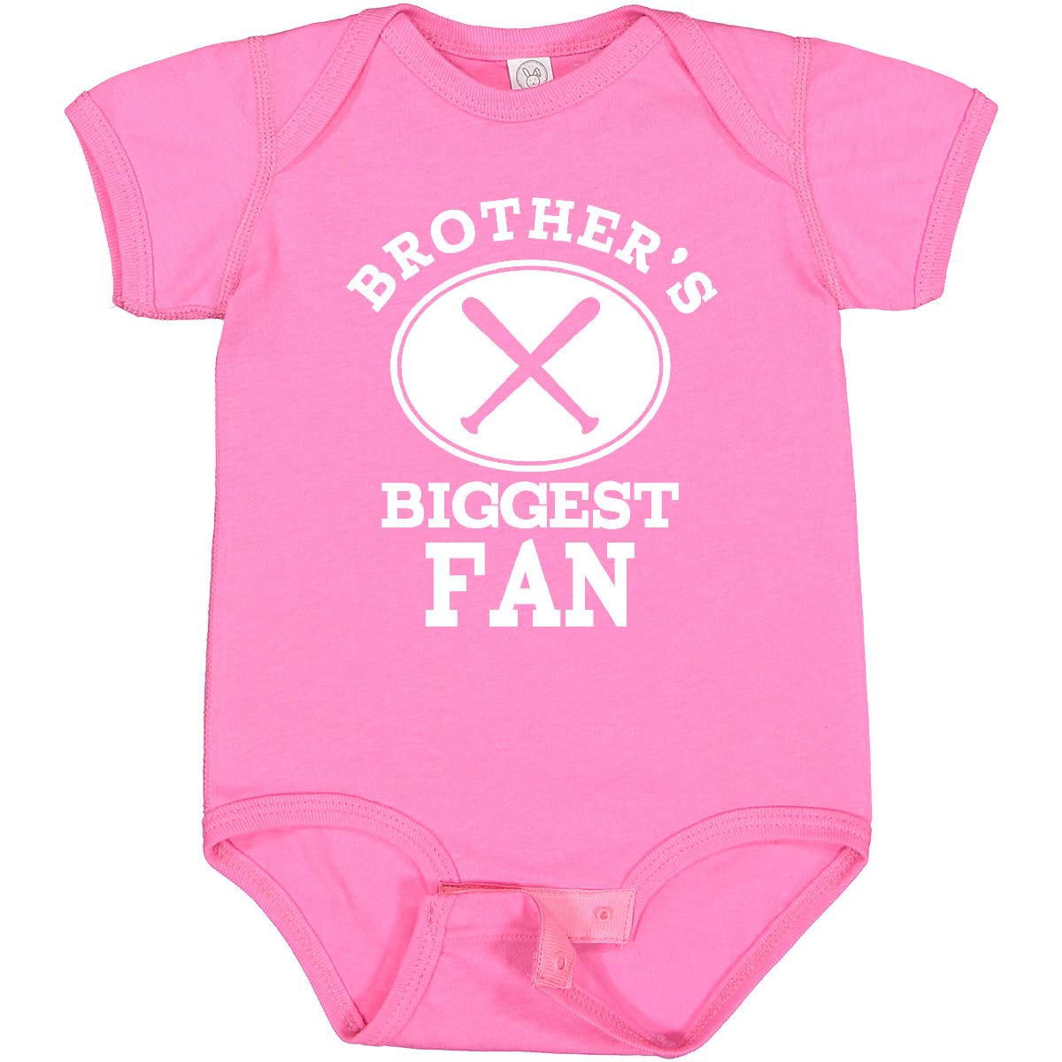 Baseball Brothers Biggest Fan Baby Bodysuit - Soft Cotton Infant Onesie for Baseball Lovers - Perfect for Game Day, Family Photos & Baby Showers