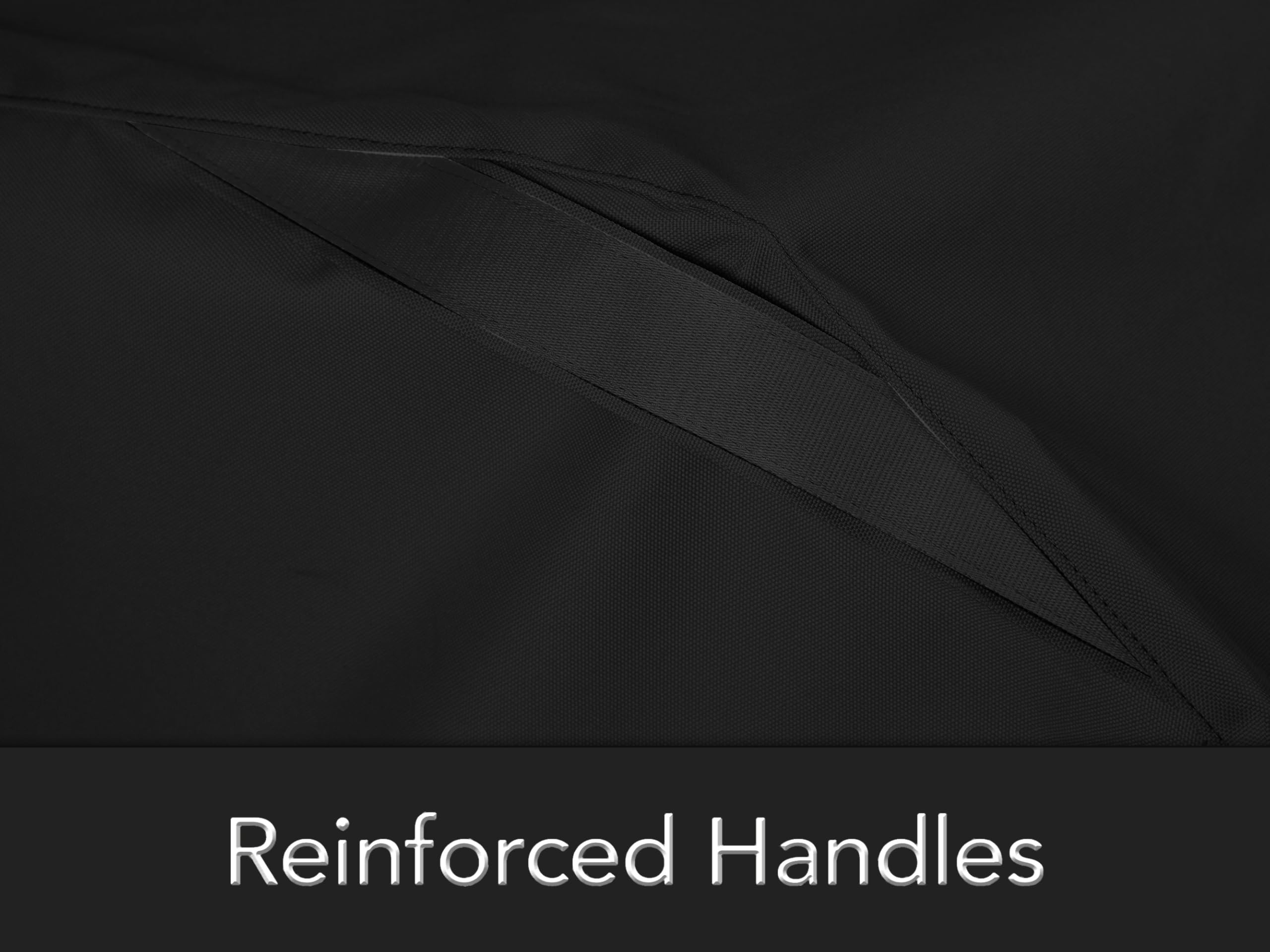 Premium Built-in Grill Cover - Heavy Duty Polyester, Weatherproof & UV Resistant with Drawcord Hem - Fits 54W x 33D x 18H Grills - Black - Perfect for Outdoor BBQs, Patio & Backyard Protection