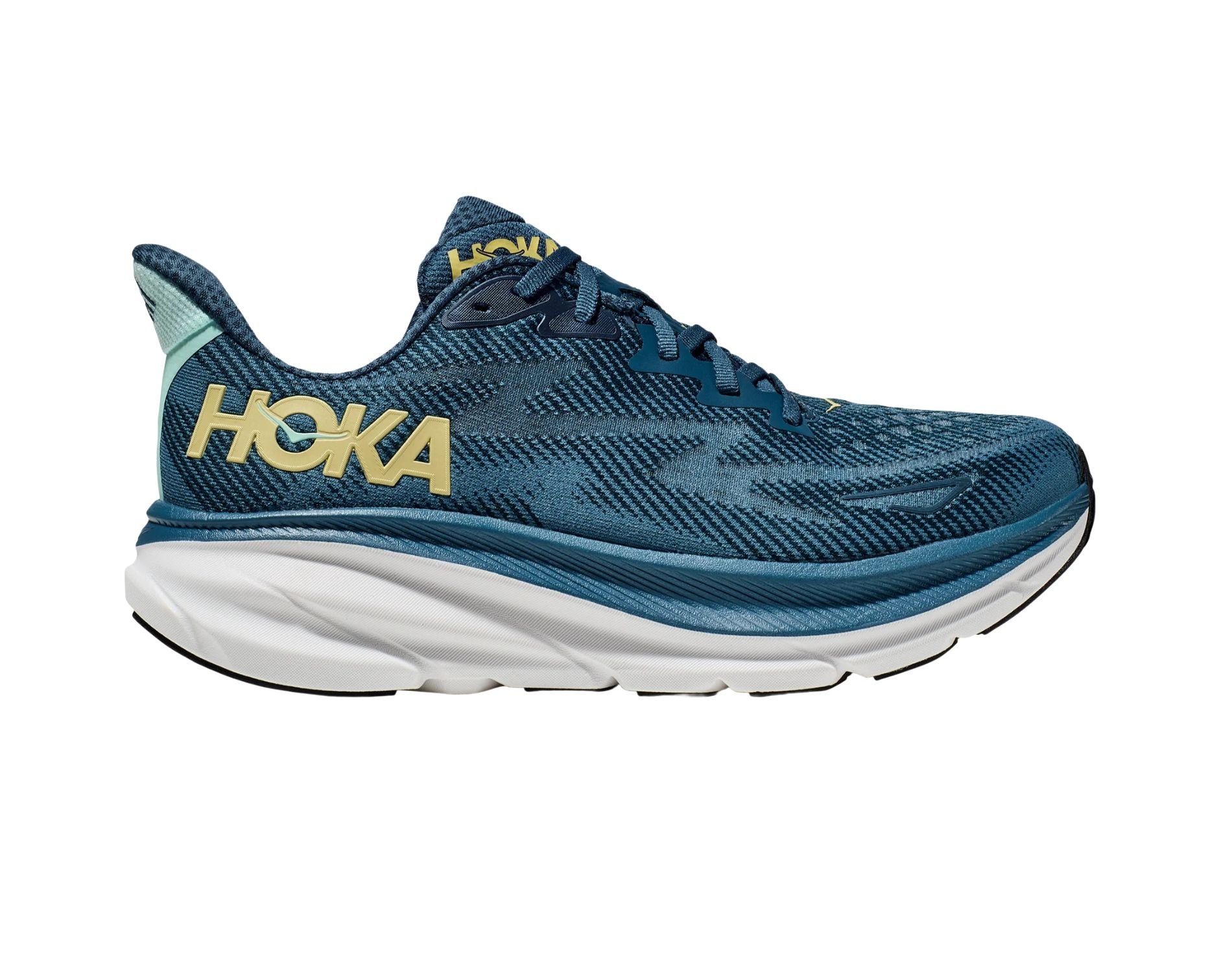 Hoka One One Clifton 9 Men's Running Shoes - Lightweight Cushioned Road Running Sneakers for Marathon Training & Daily Jogging