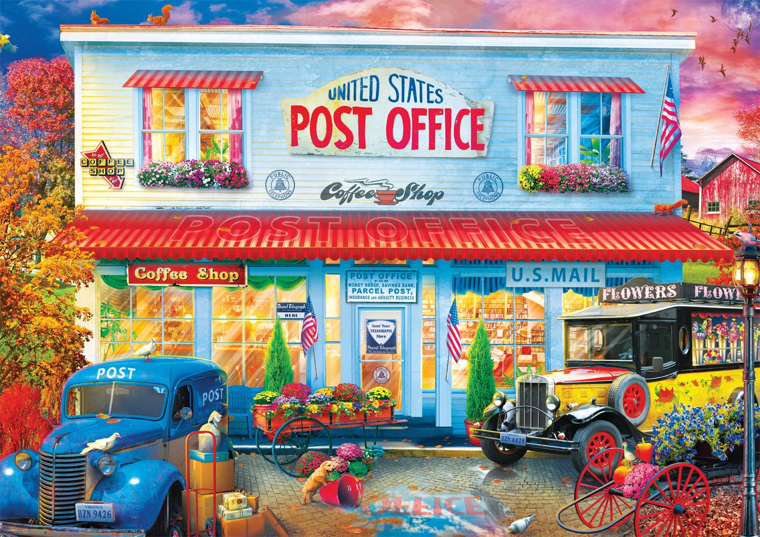 Buffalo Games Country Life Country Delivery 500 Piece Jigsaw Puzzle for Adults - Scenic Farm Landscape Puzzle for Relaxation & Family Game Night