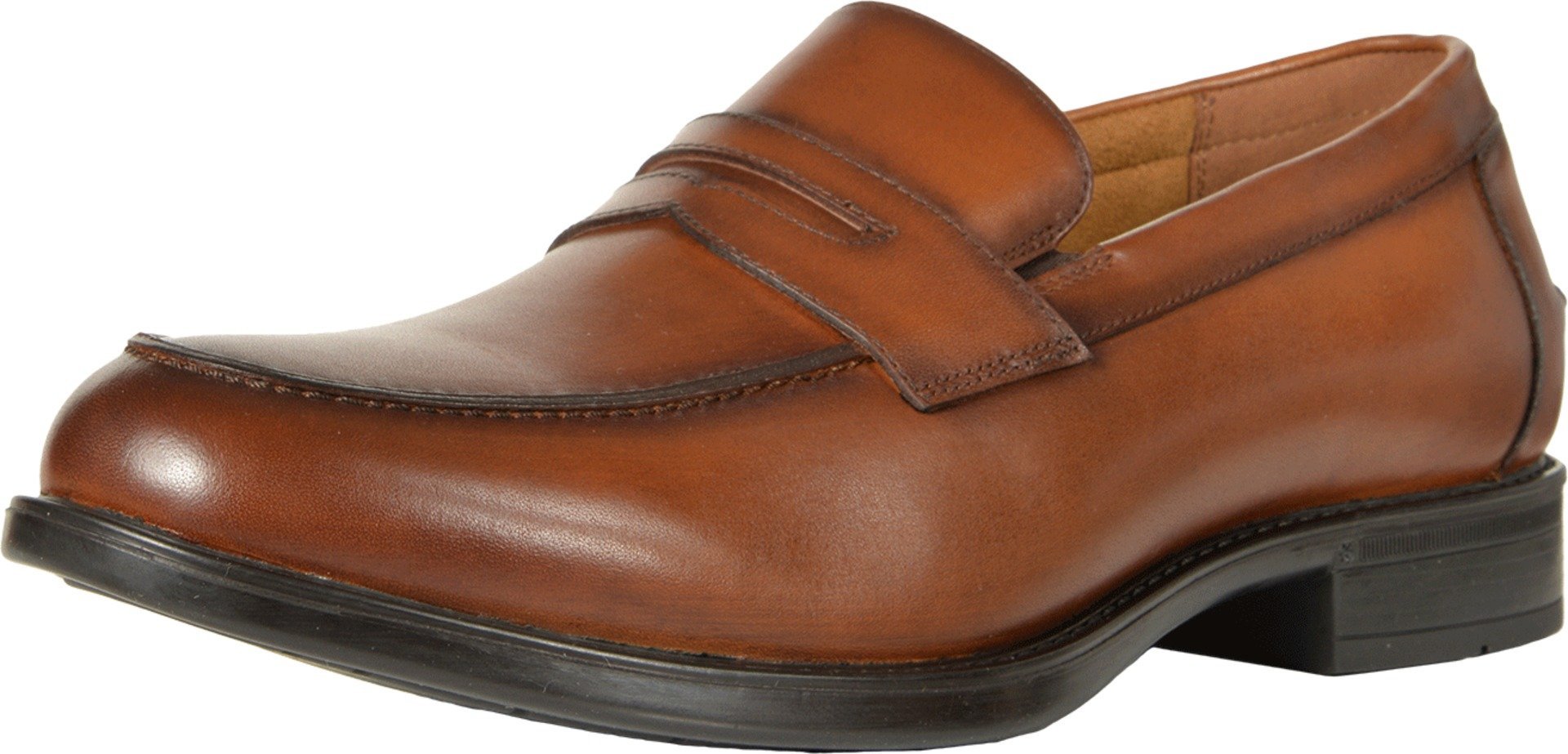 Florsheim Men's Midtown Moc Penny Loafers - Comfortable Slip-On Dress Shoes for Business & Casual Wear - Perfect for Office, Weddings & Everyday Style