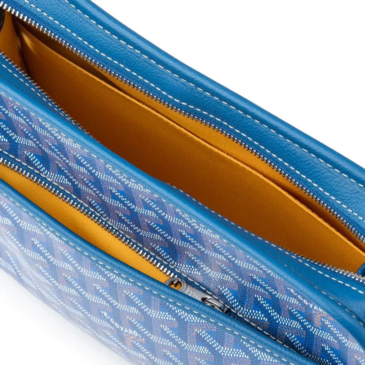 Goyard Jouvence MM Sky Blue Travel Cosmetic Bag | Waterproof Wash Pouch for Toiletries & Makeup | Perfect for Travel, Gym & Daily Use