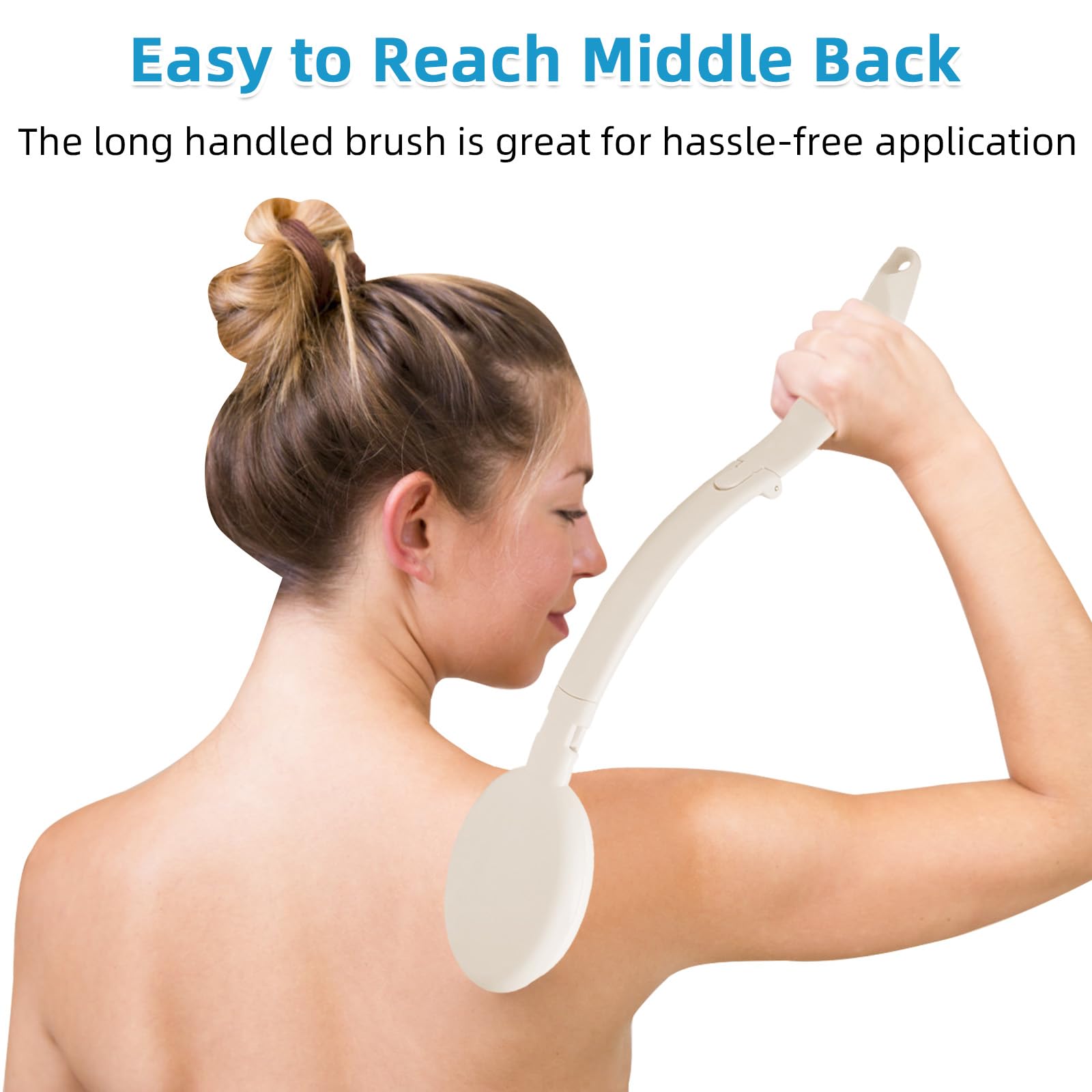 Back Lotion Applicator for Self Application - Sunscreen, Self-Tanning & Skin Cream Applicator for Women - Perfect for Legs, Feet & Acne Treatment - Ideal for Sun Protection & At-Home Skincare Routine