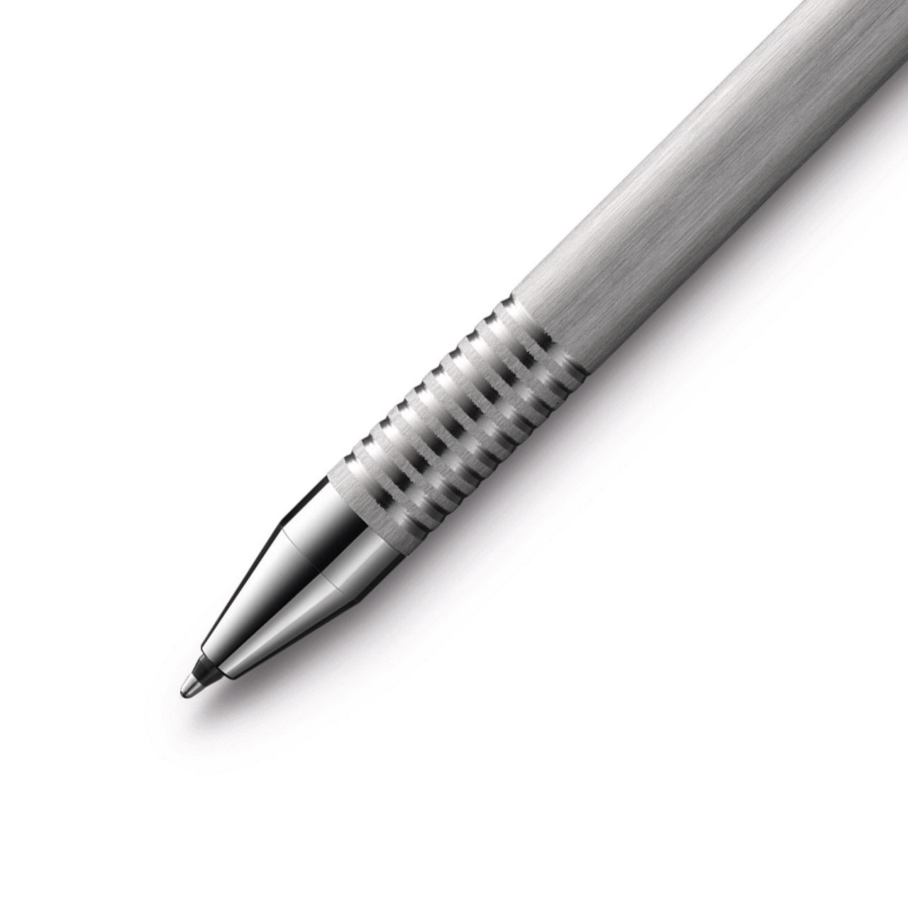 Lamy Logo Twin Pen Set - Ballpoint Pen & Mechanical Pencil in Premium Stainless Steel for Office, School & Gift Giving