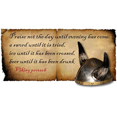 Viking Beer Proverb Decal - 5